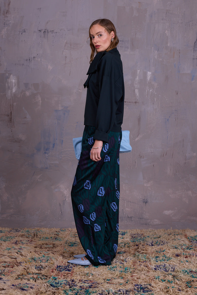 Gertruda sweater in evergreen
