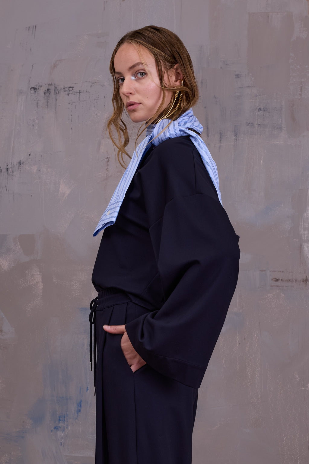 Gerda sweater in navy