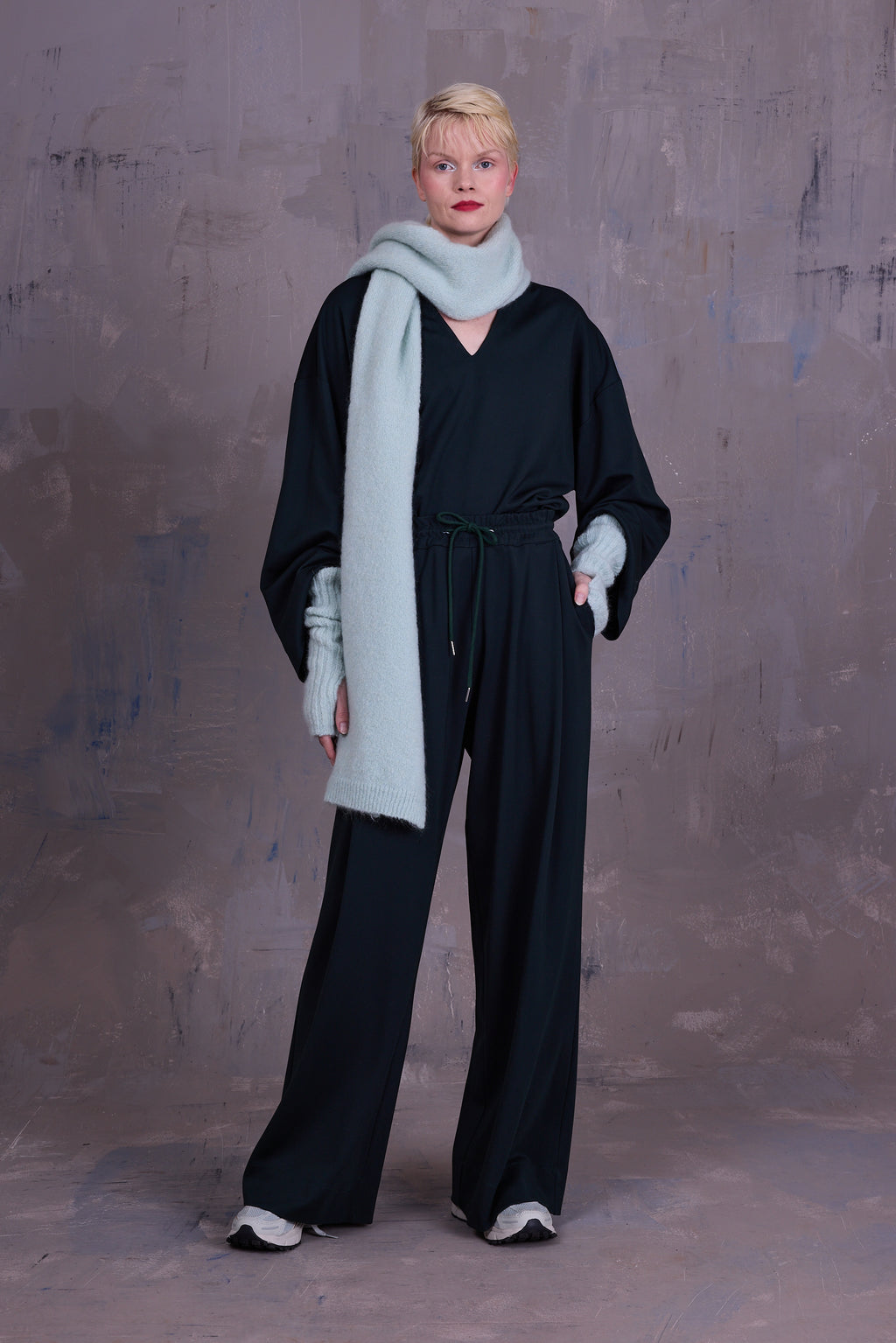 Gerda sweater in evergreen