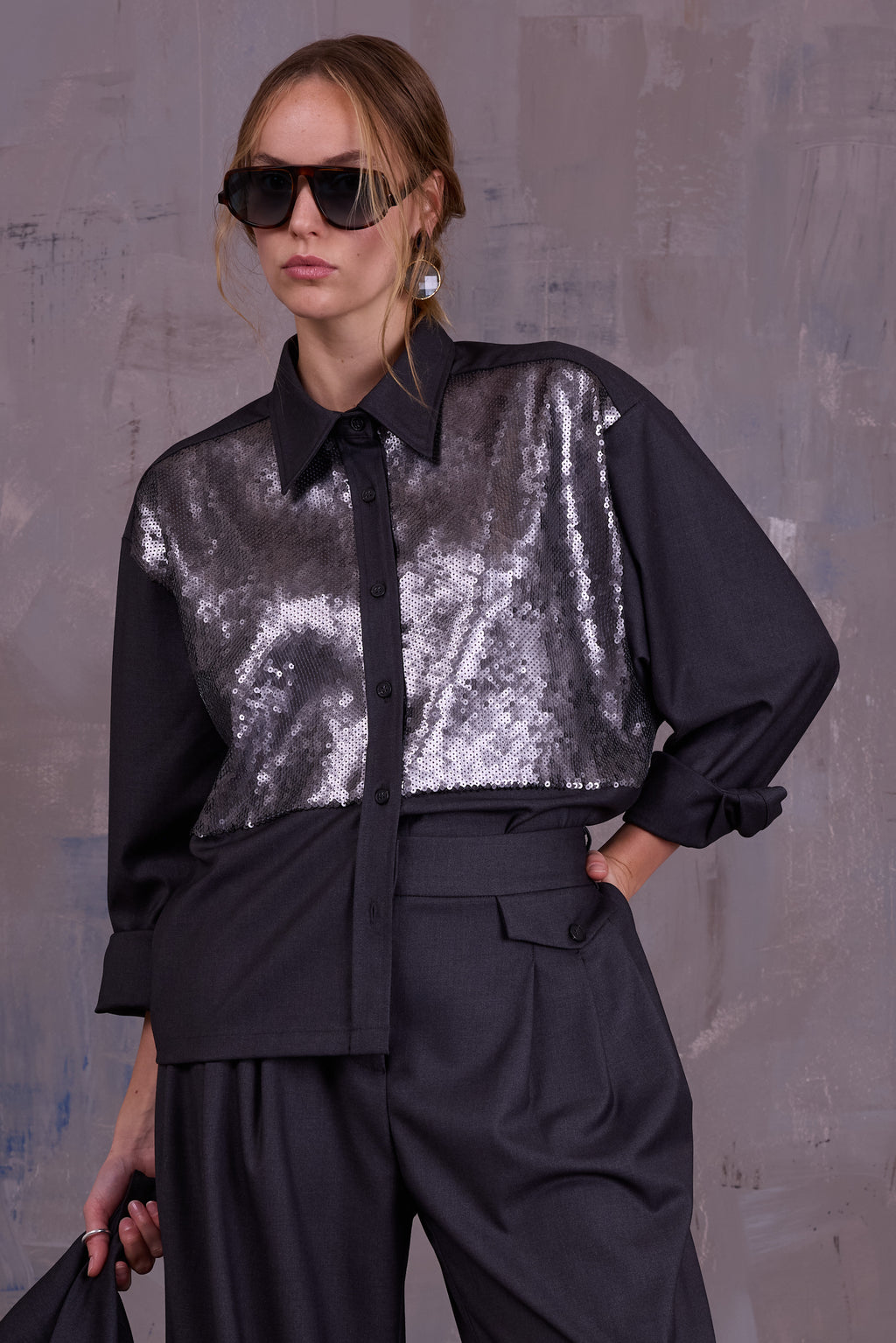 Gilia sequins shirt