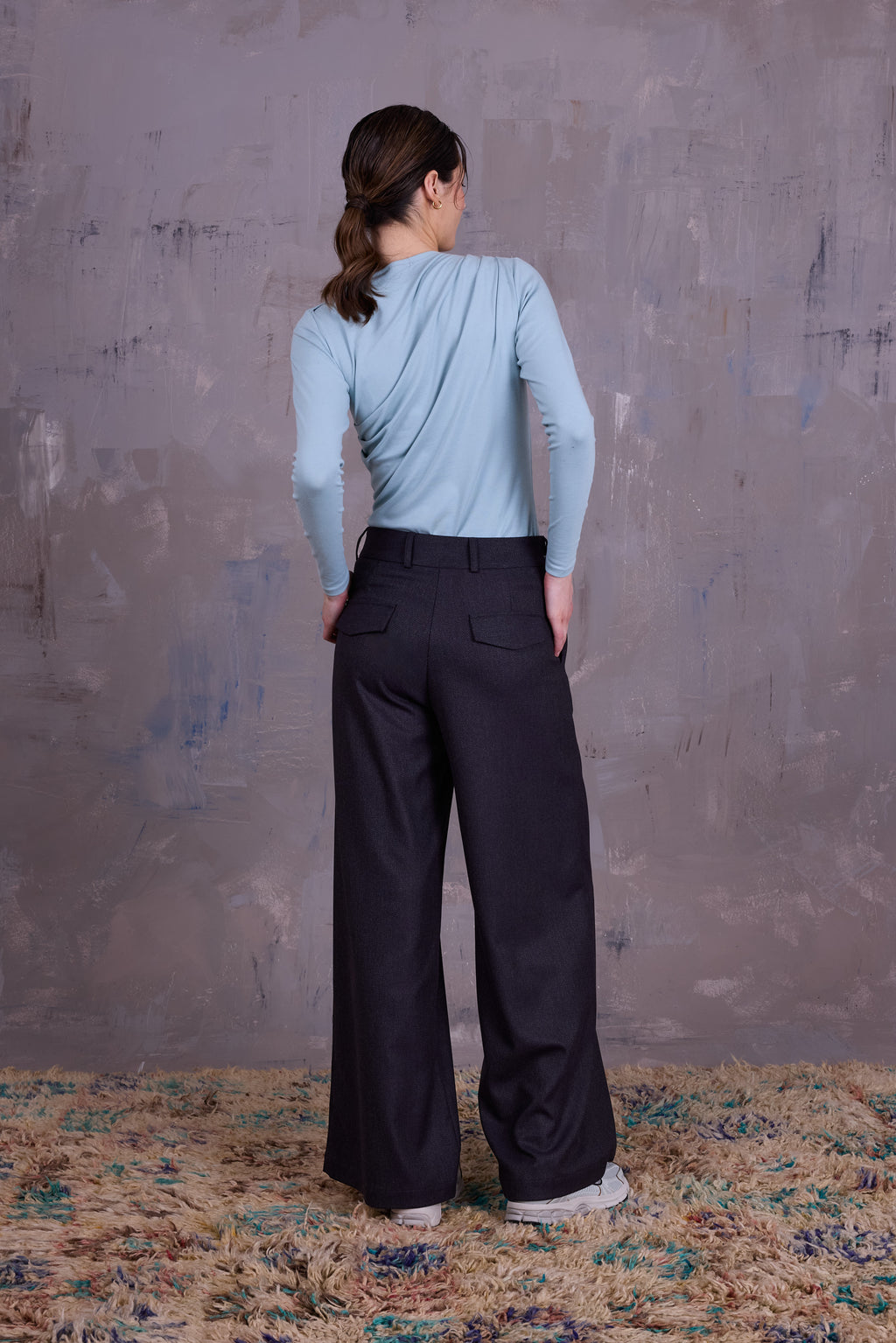 Elaine T-shirt in misty sage