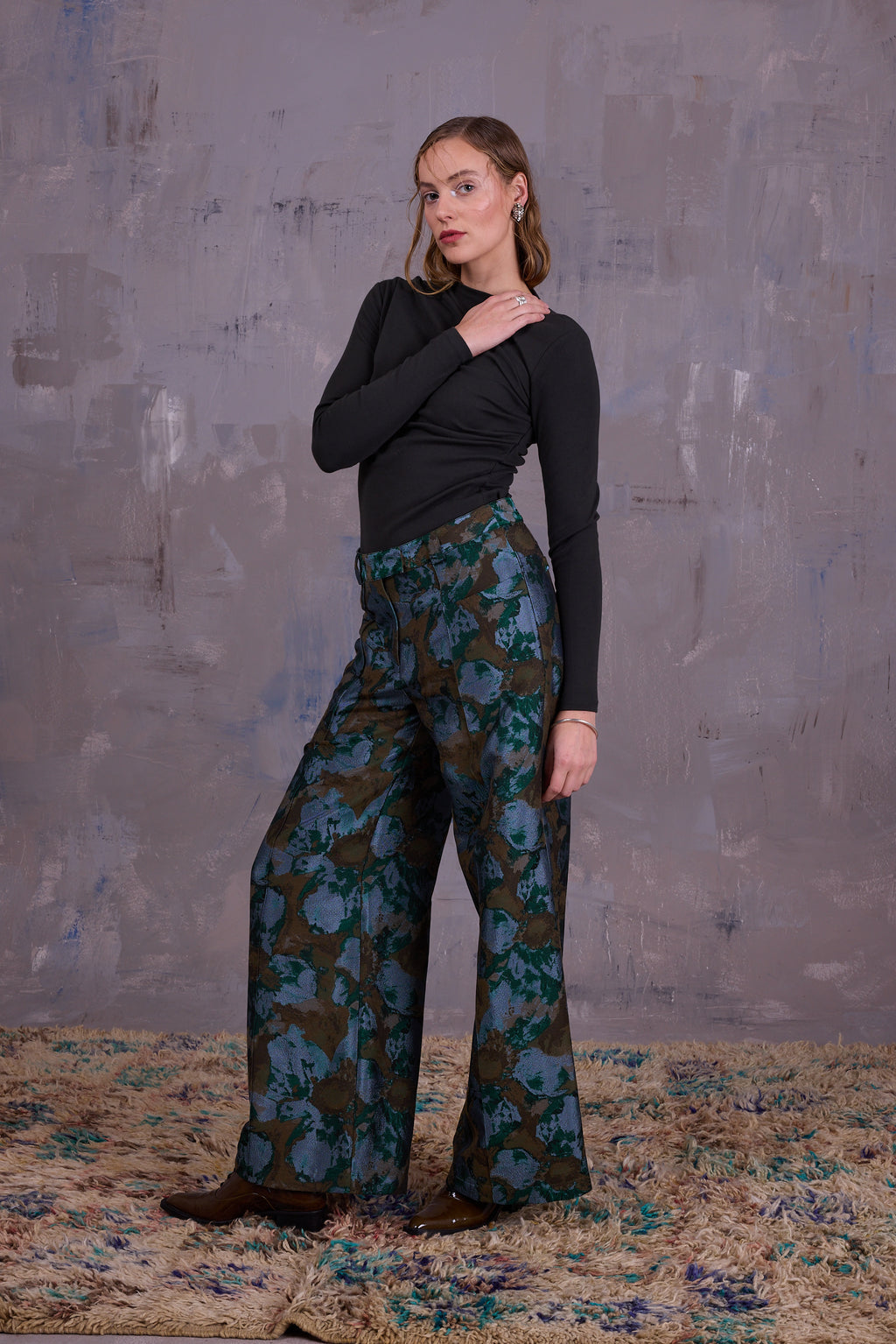 Elaine T-shirt in deep forest