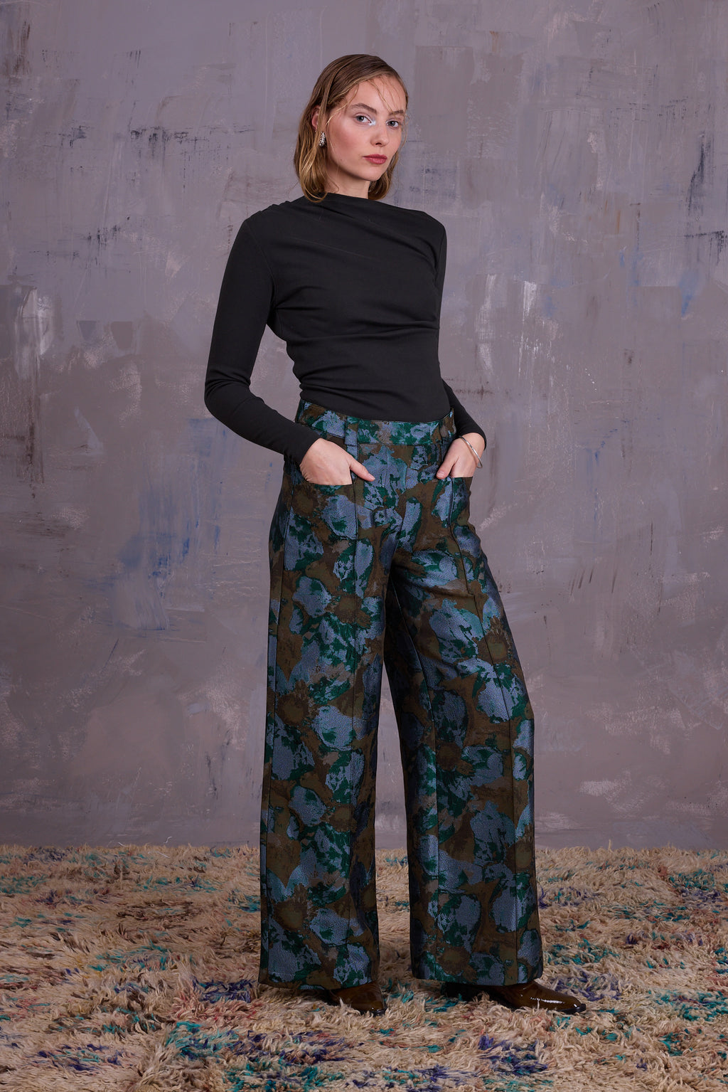 Elaine T-shirt in deep forest