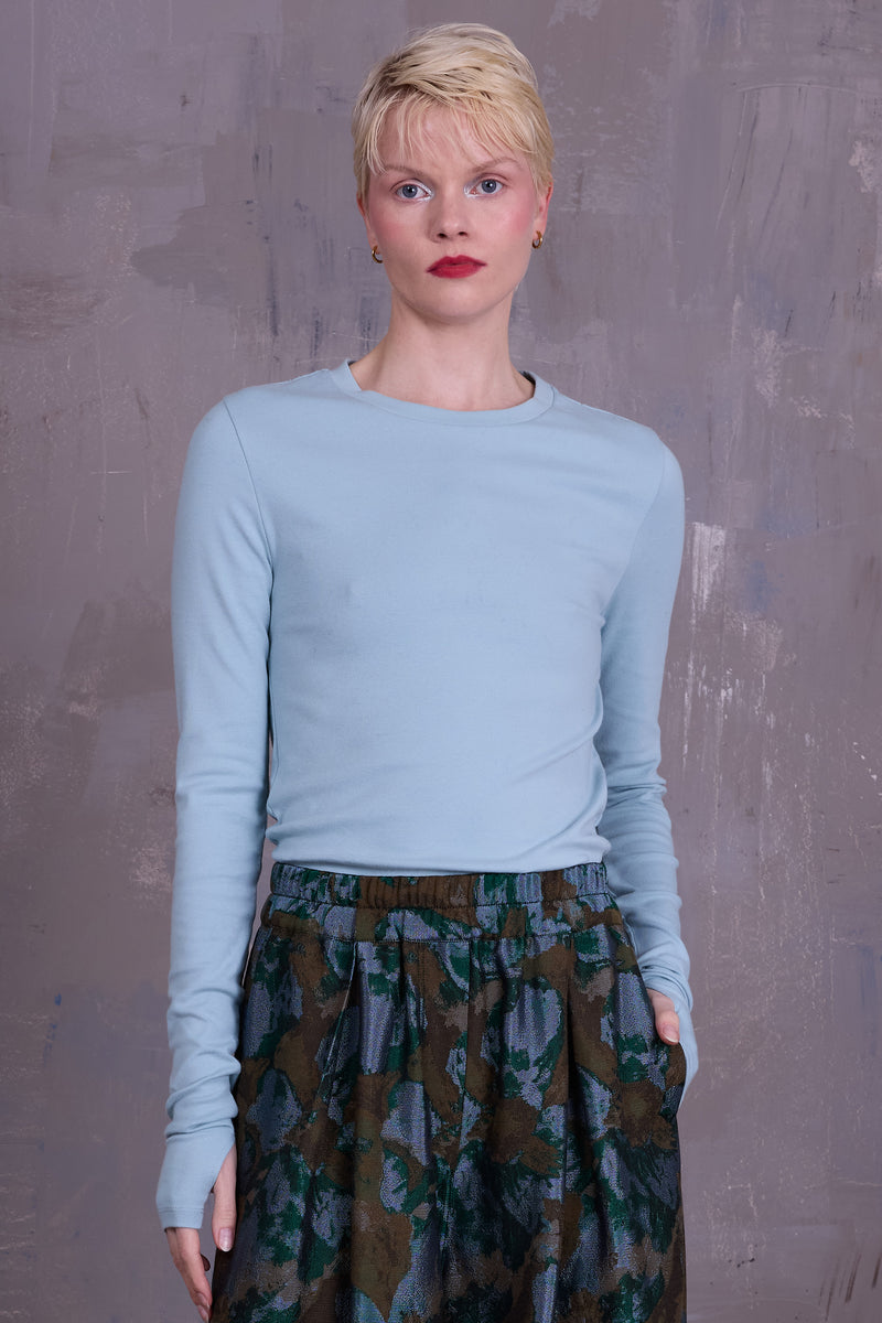 Gennis T-shirt in misty sage