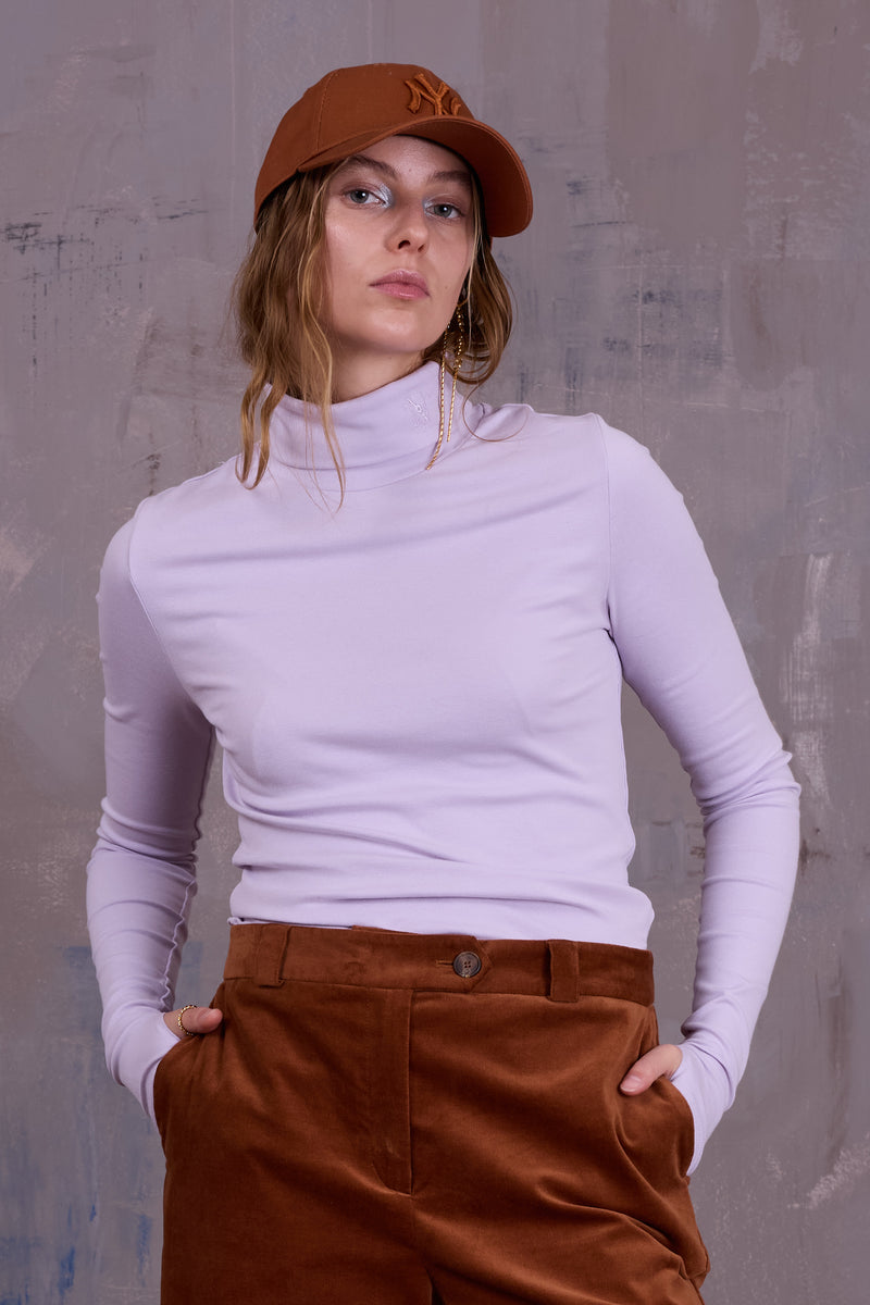 T-shirt à col roulé Gisely