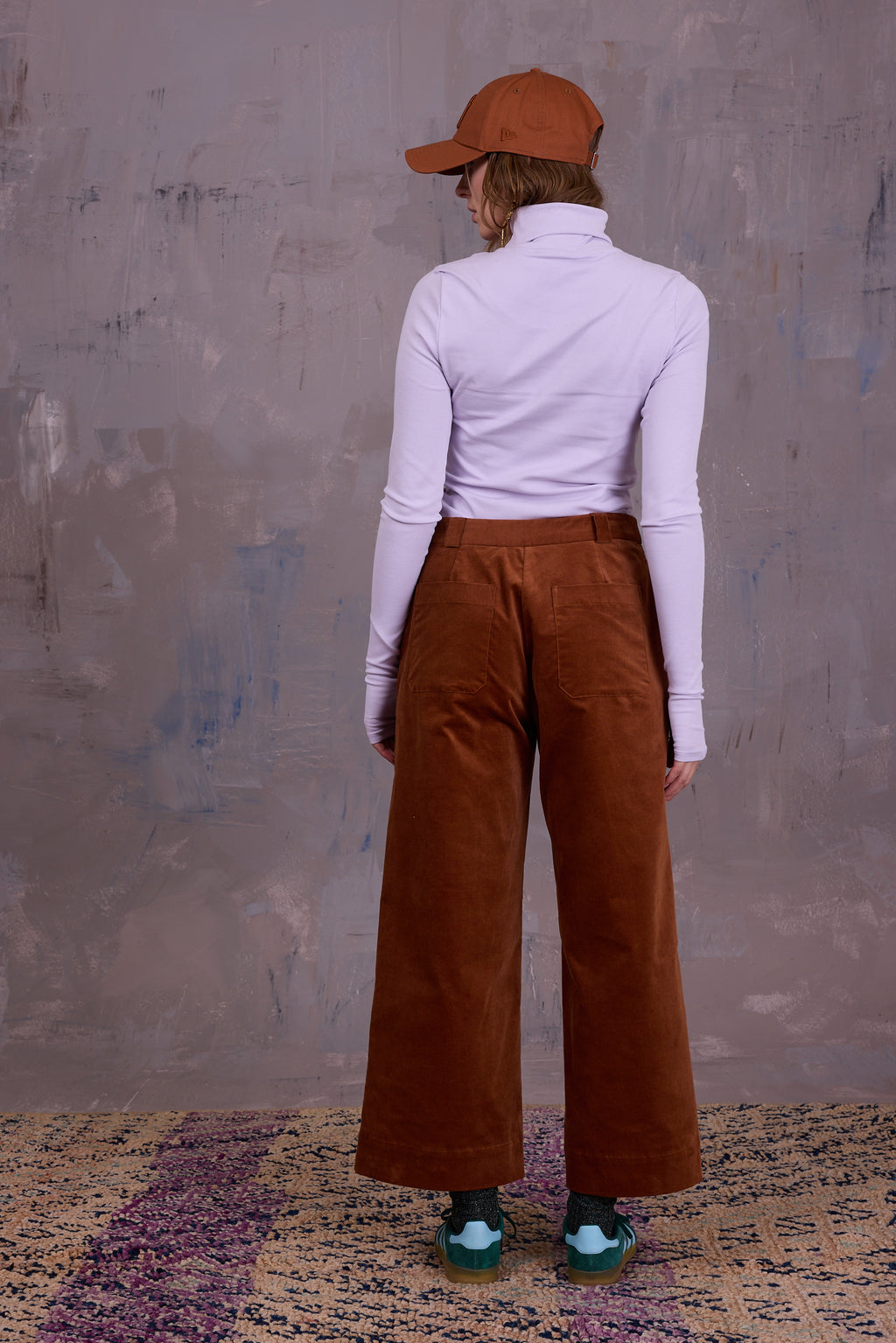 Gisely turtleneck T-shirt in orchid hush