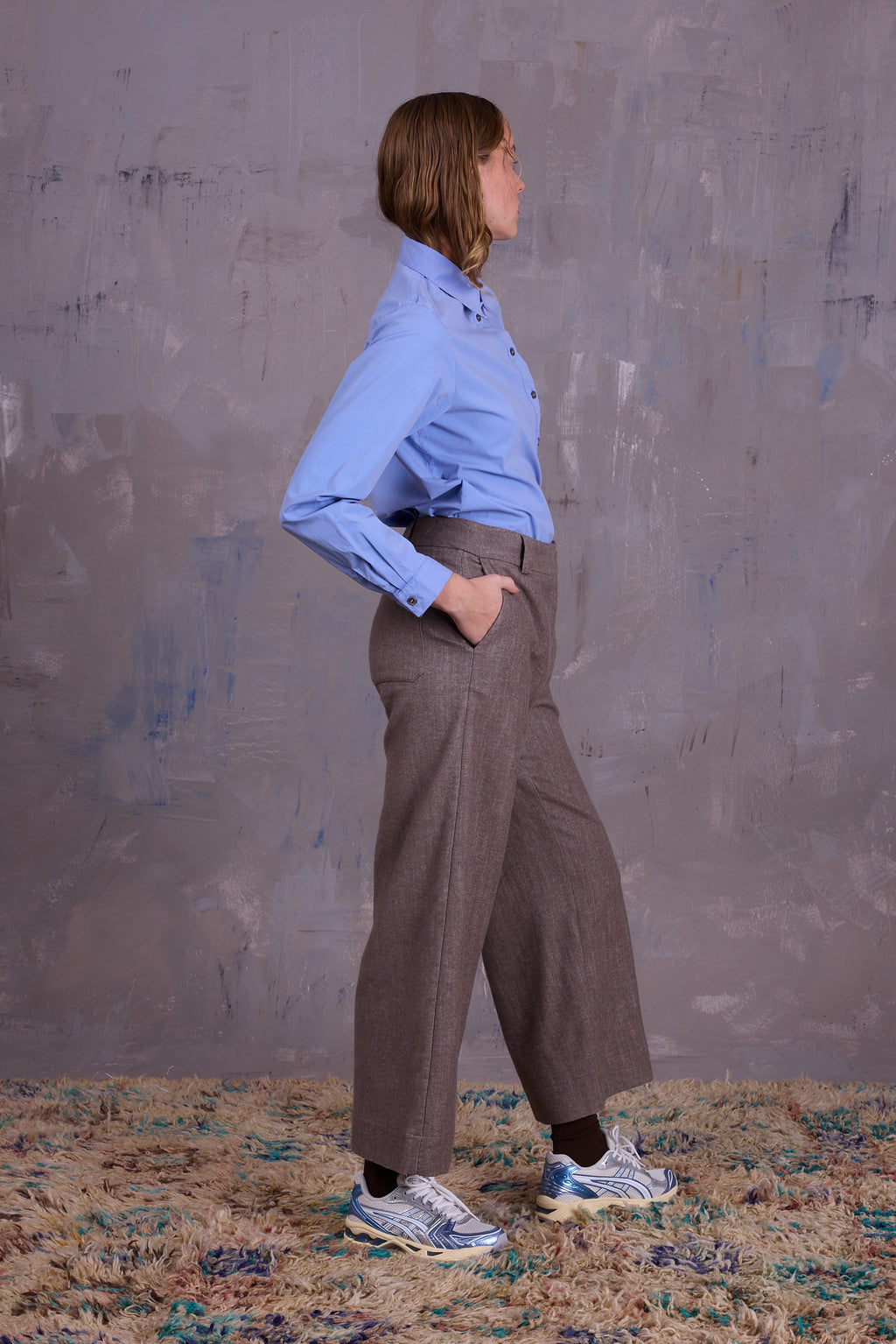 Giulietta shirt in  lavender blue