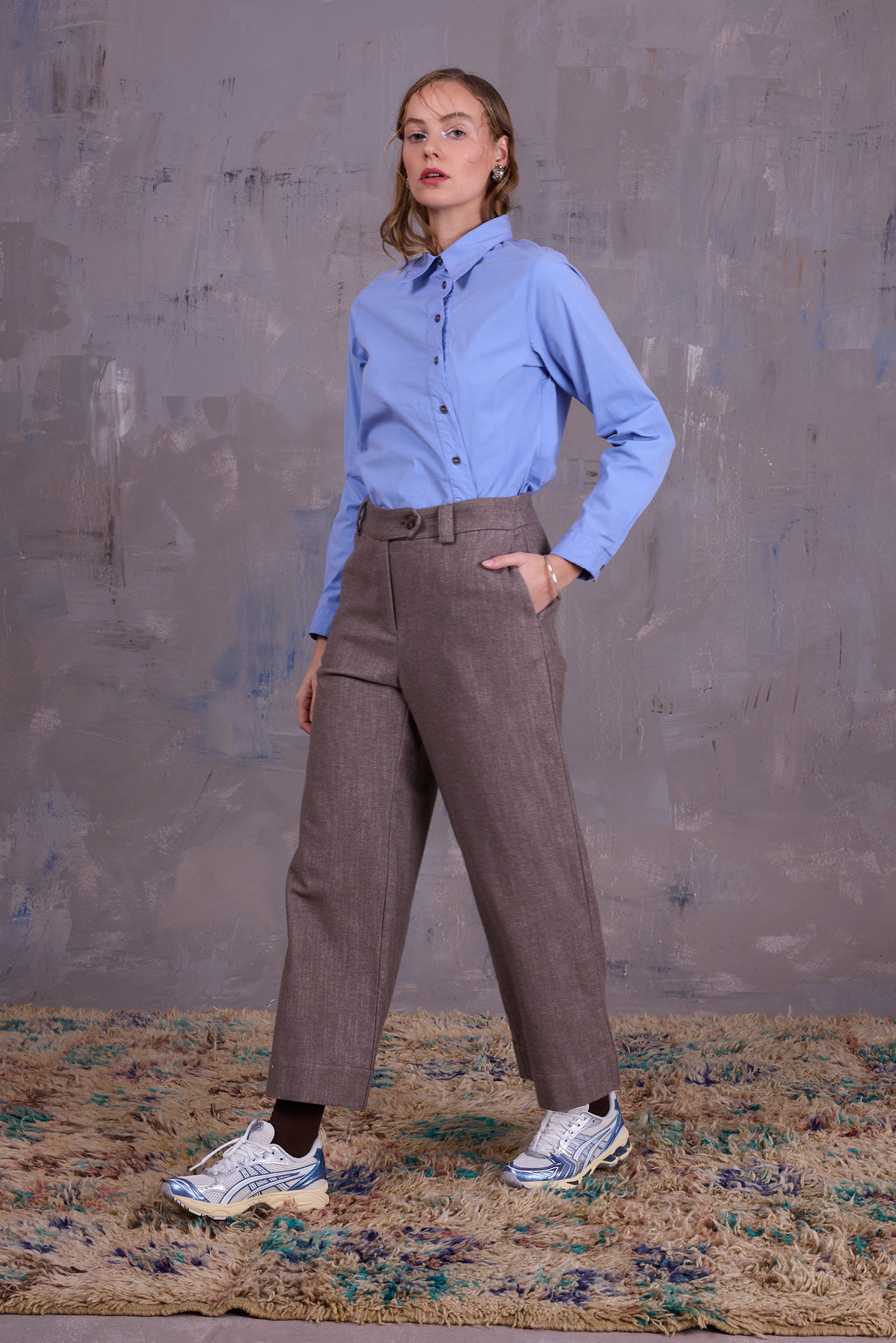 Giulietta shirt in  lavender blue