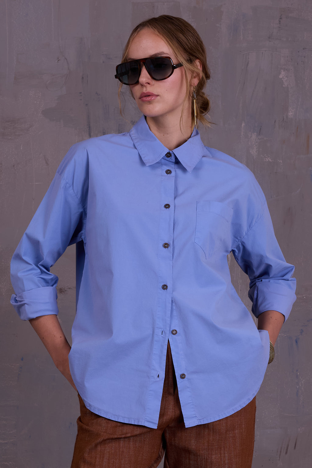 Gabri DREAM shirt in lavender blue