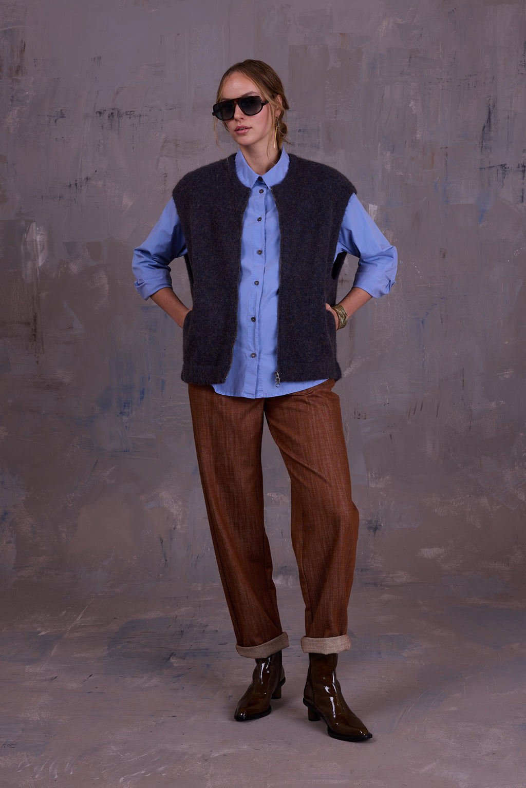 Gabri DREAM shirt in lavender blue