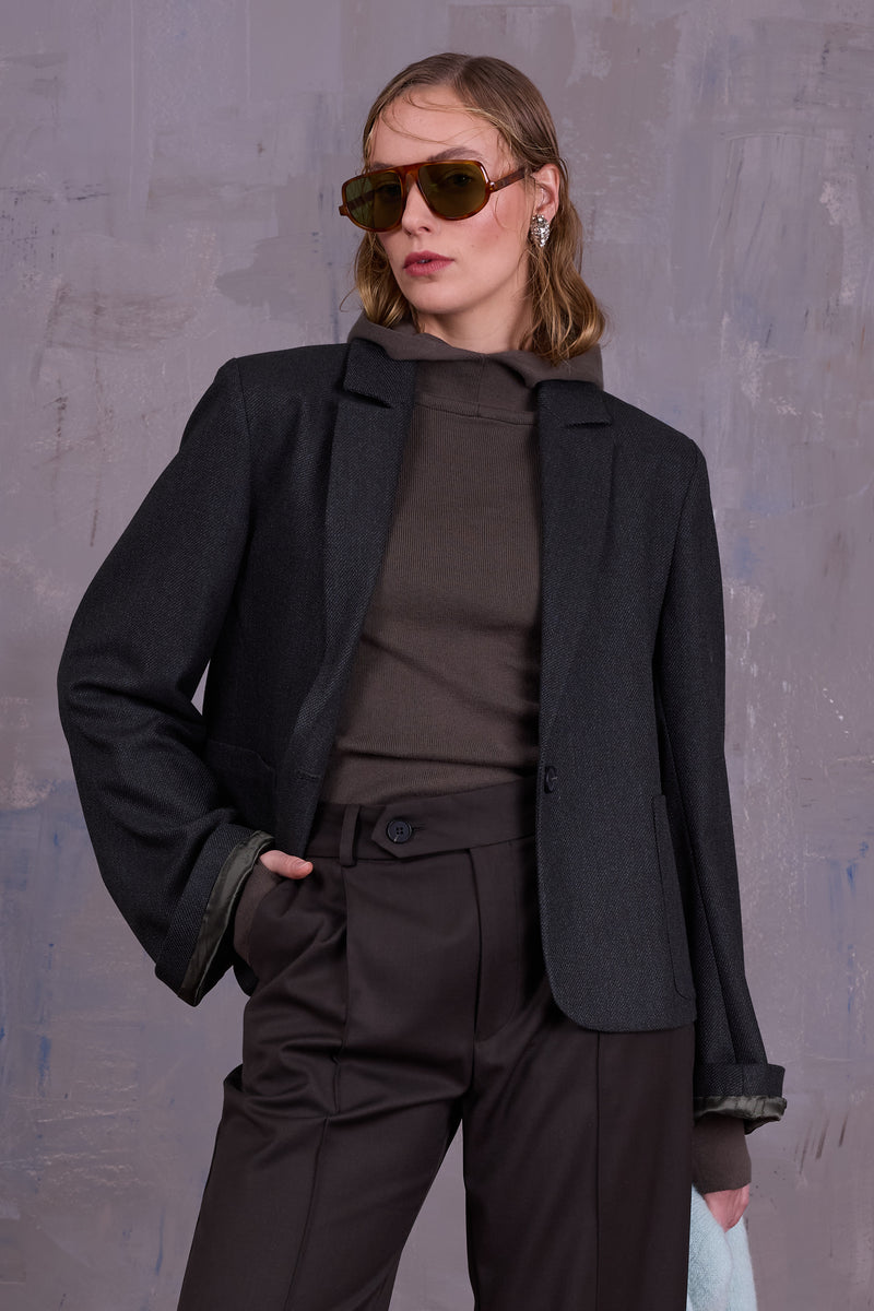 Gaston blazer in forest blend