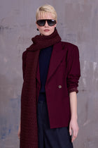 Davos blazer in red clay