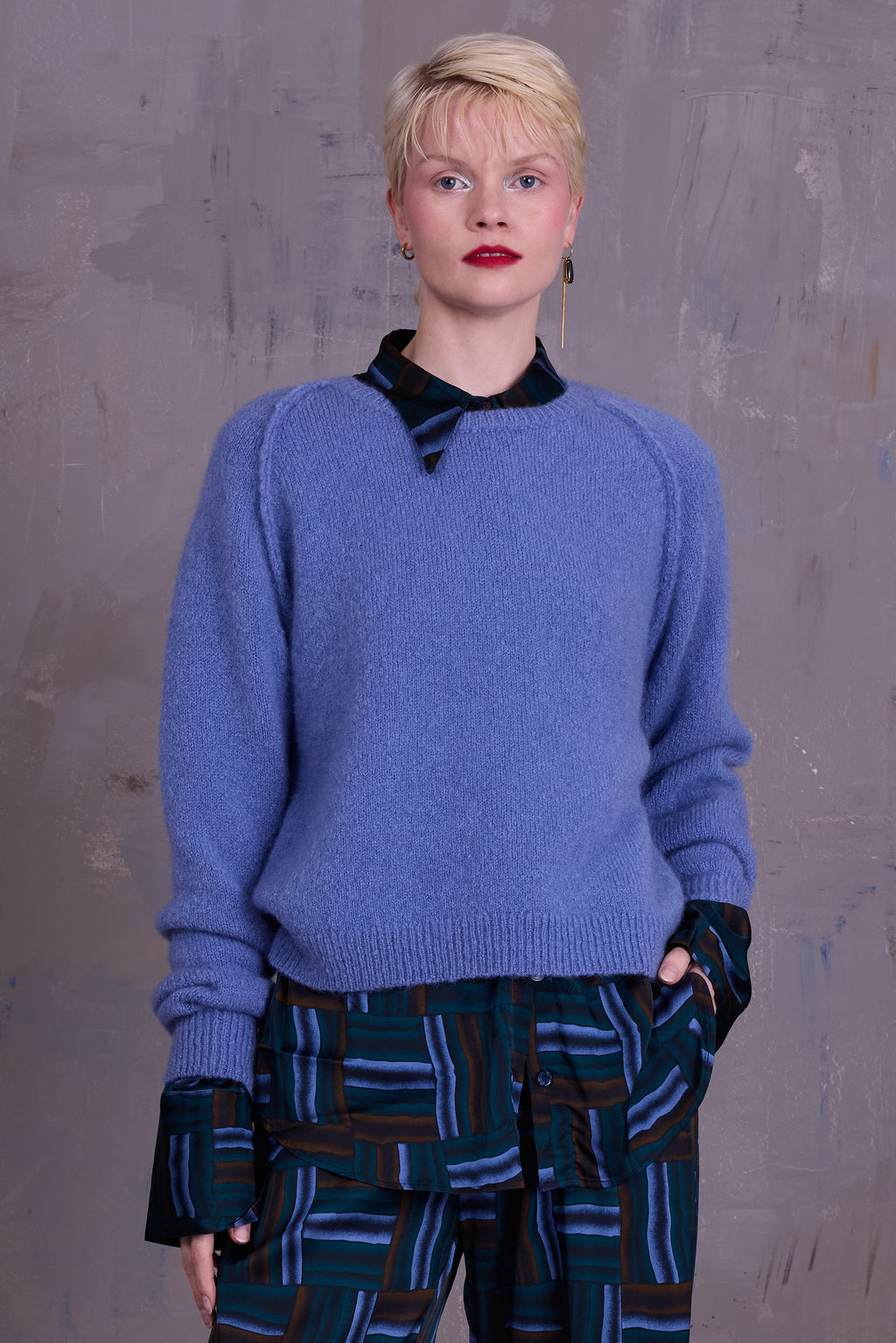 Gilke trui in madonna blue