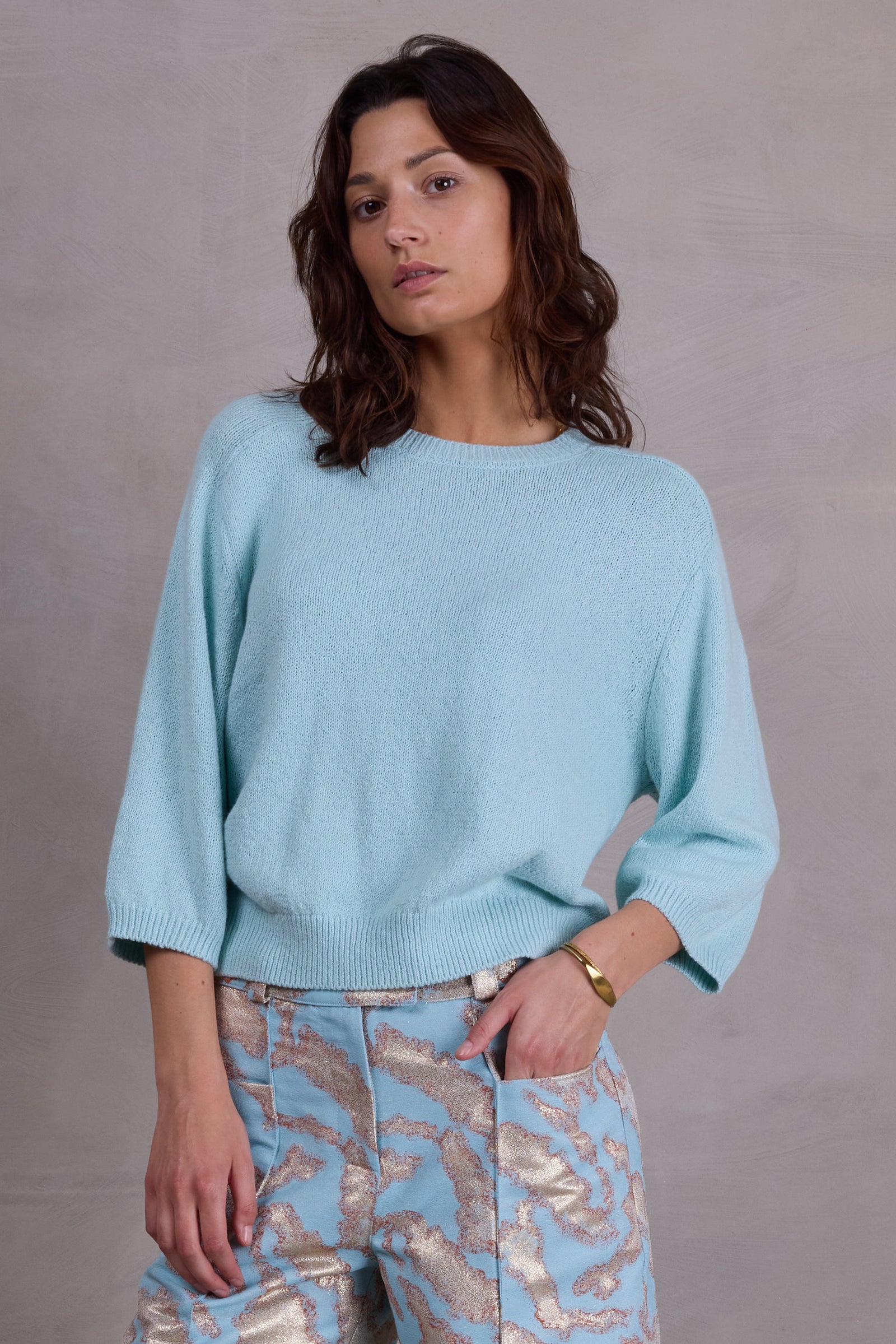 Merselo aqua sweater