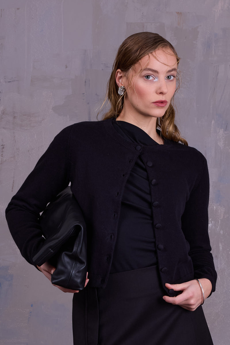 Grace black cardigan