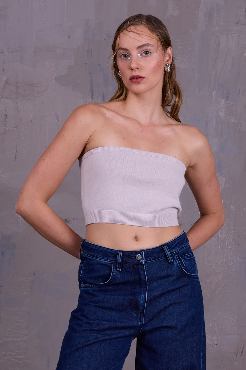 Gautier bandeau top in soft shell