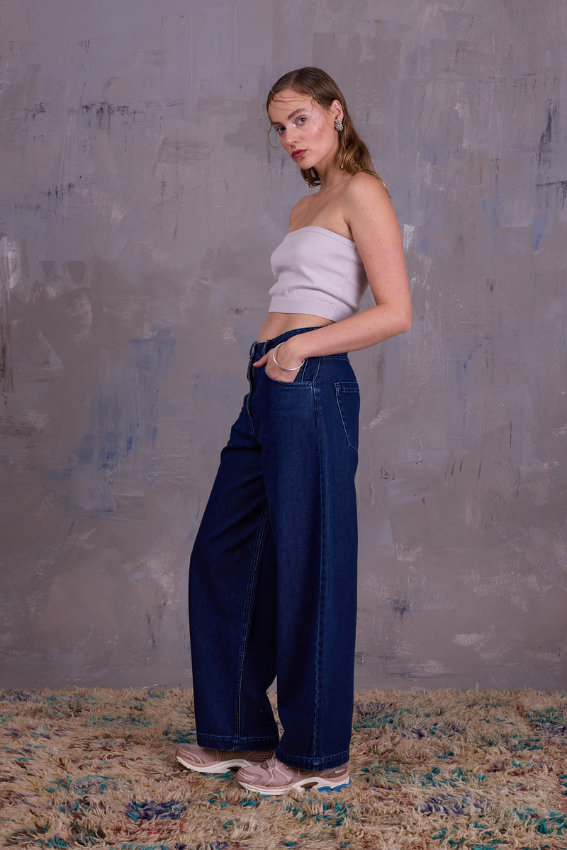 Gautier bandeau top in soft shell