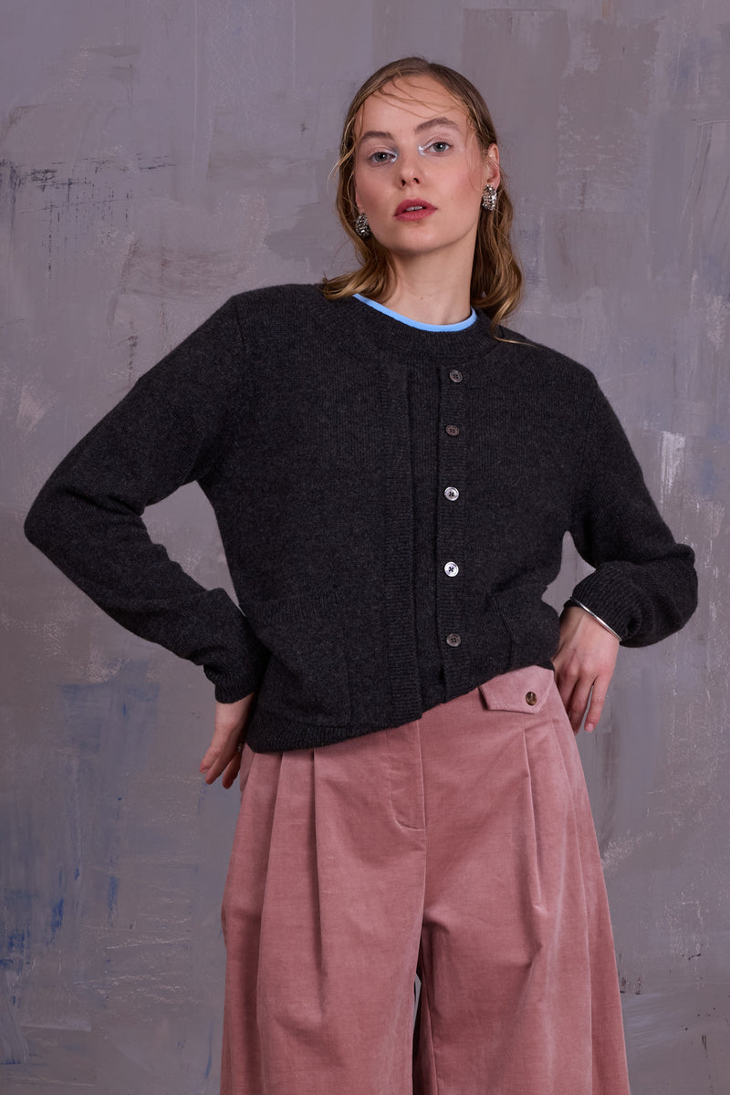 Gabrielle Halb-Cardigan