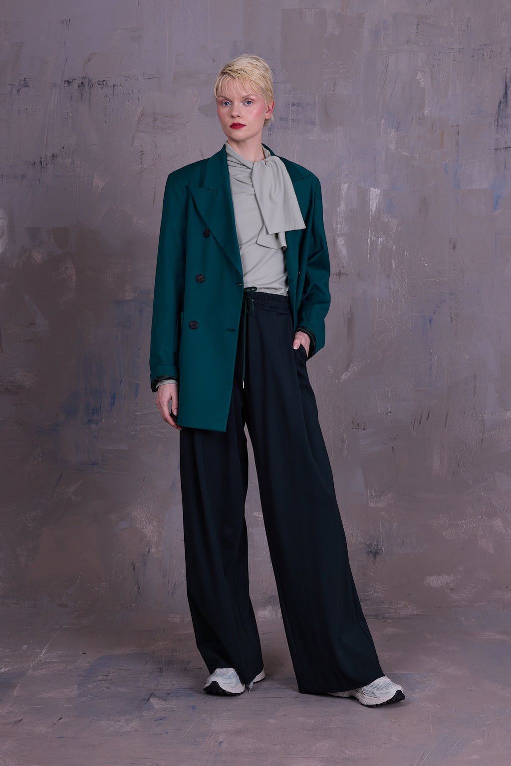 Geano trousers in evergreen