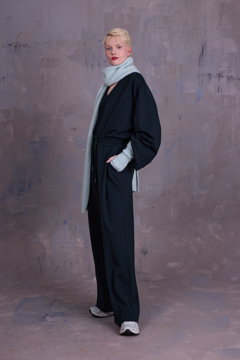 Geano trousers in evergreen