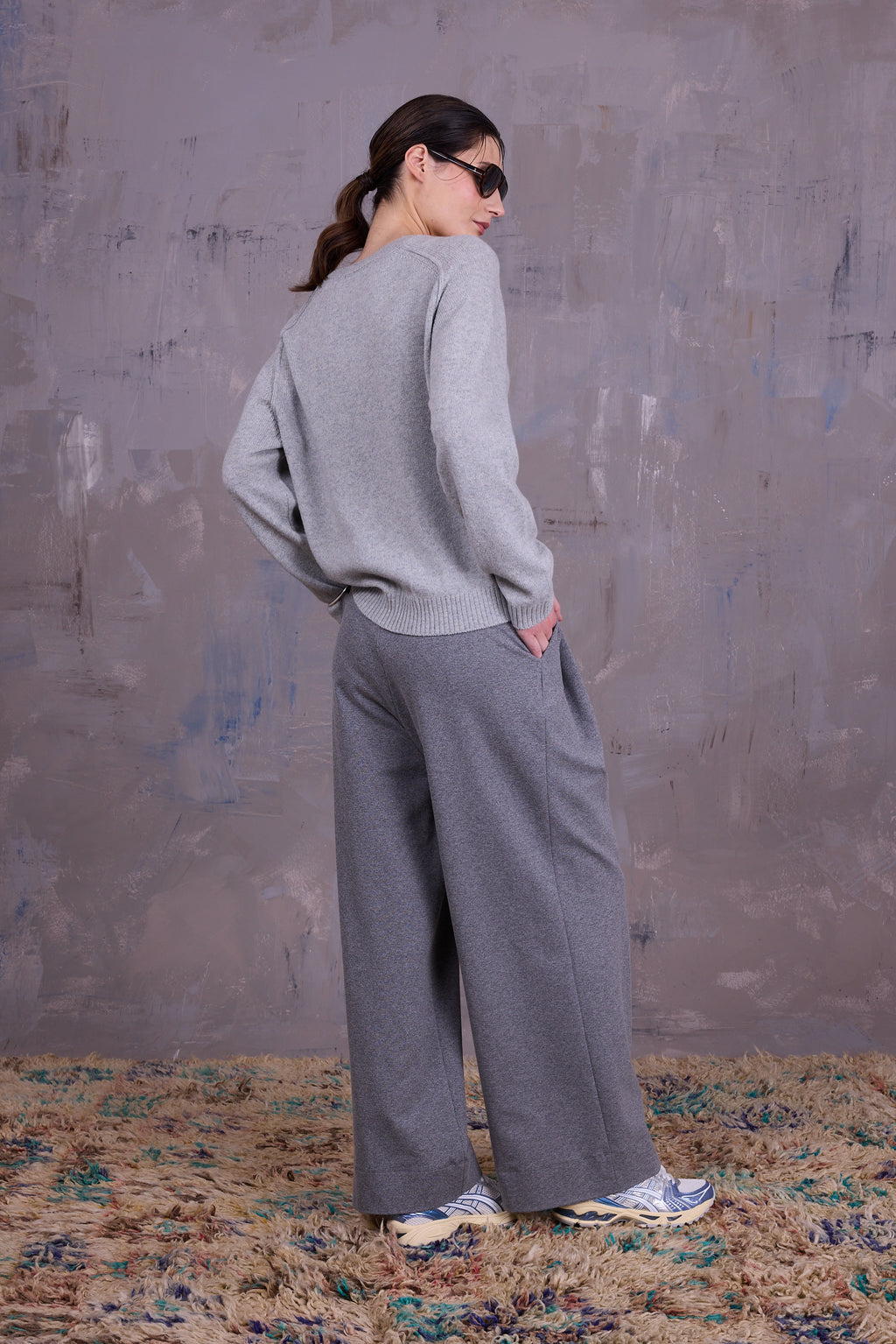 Geano trousers in cloudy grey