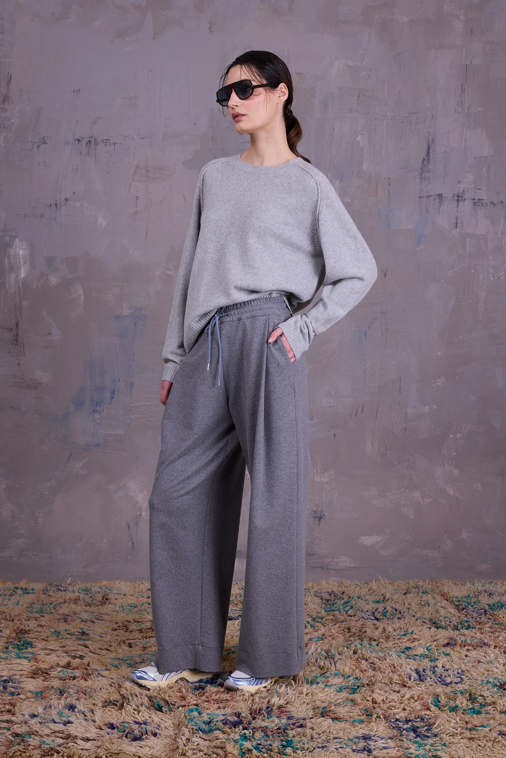 Geano trousers in cloudy grey