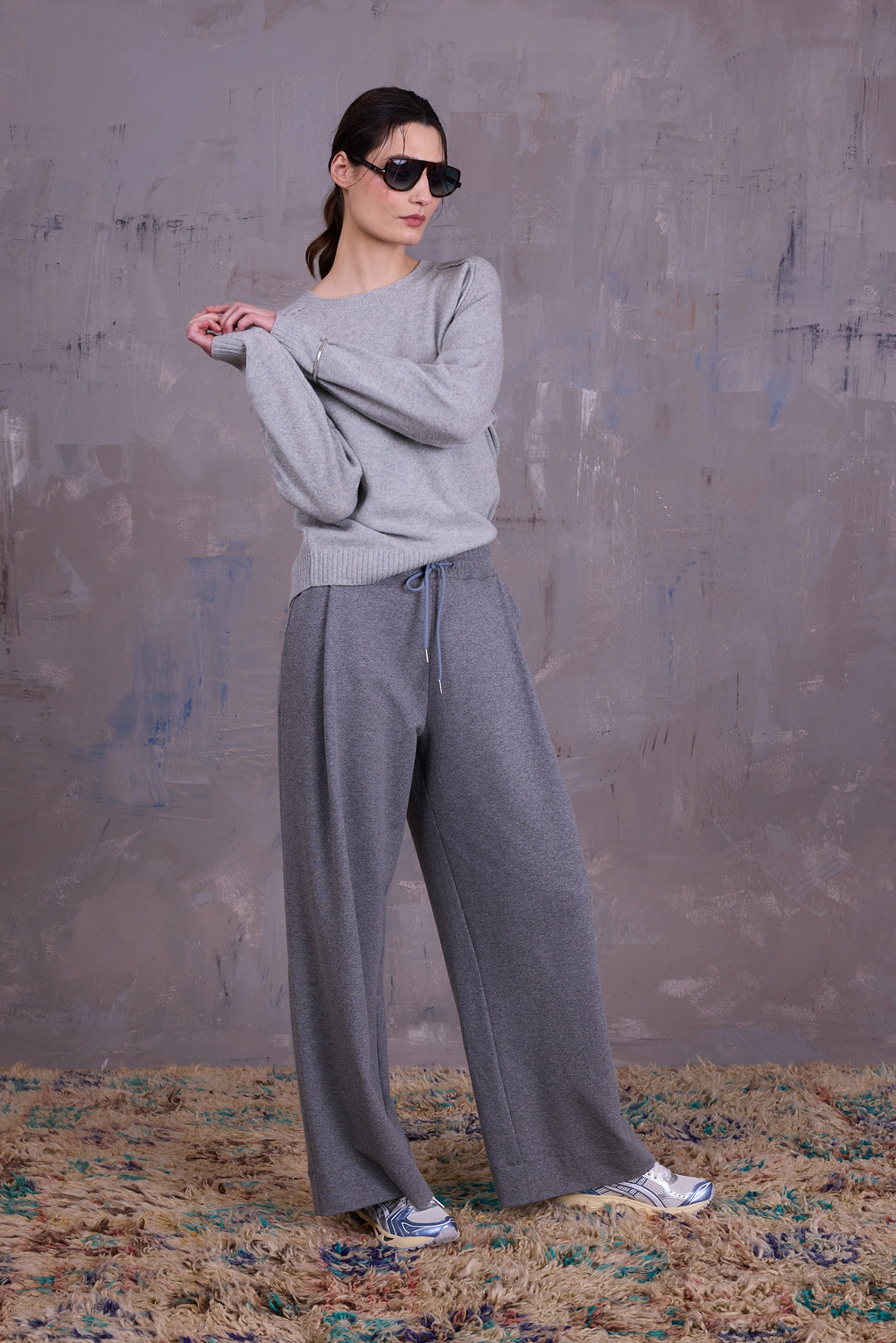 Geano trousers in cloudy grey