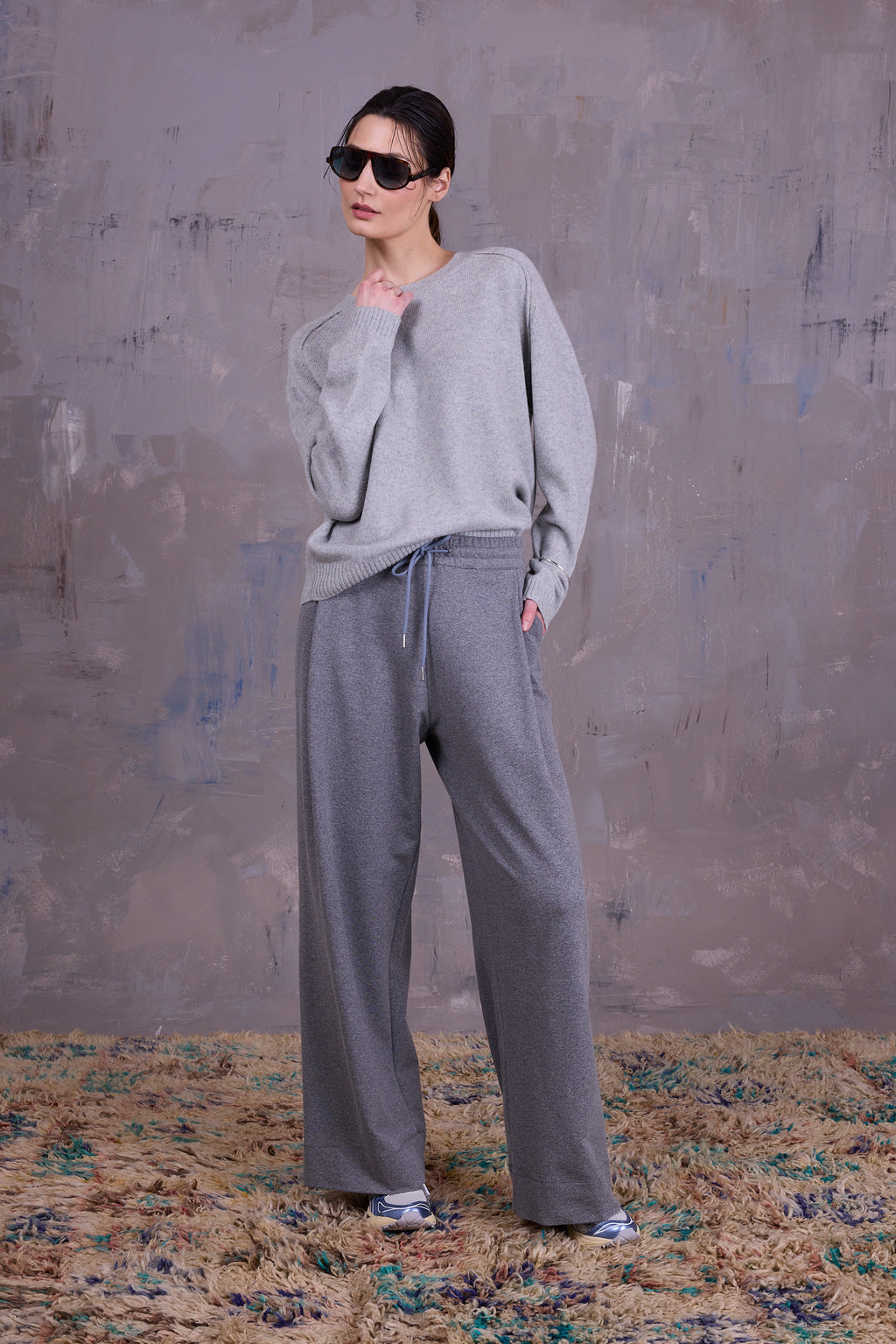 Geano trousers in cloudy grey