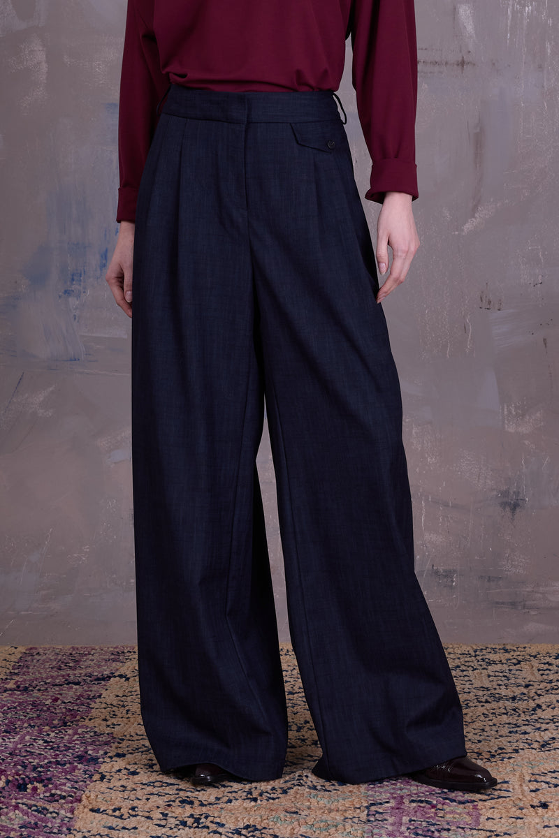 Guy trousers in deep blue
