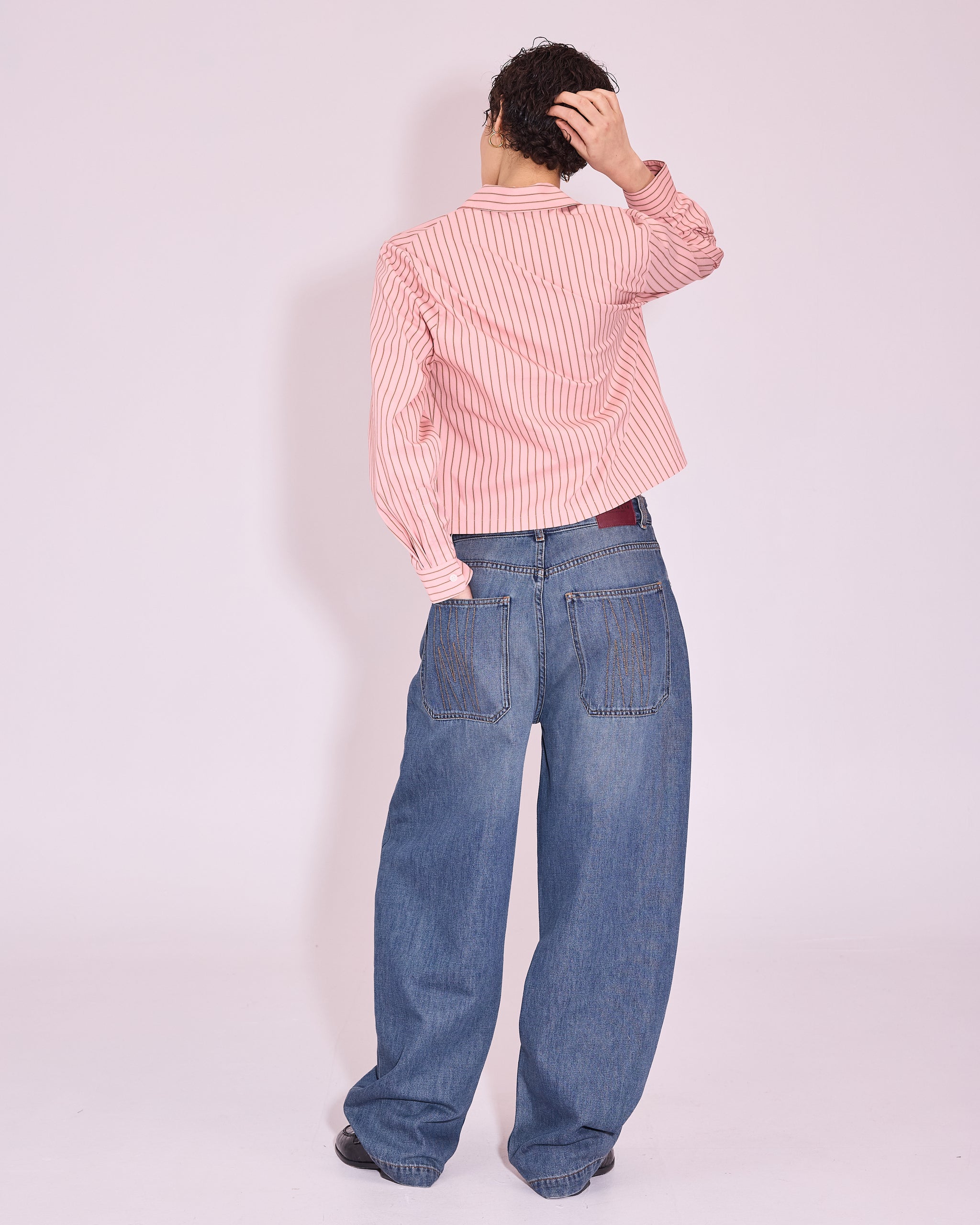 Julla blouse in rosette / mocha