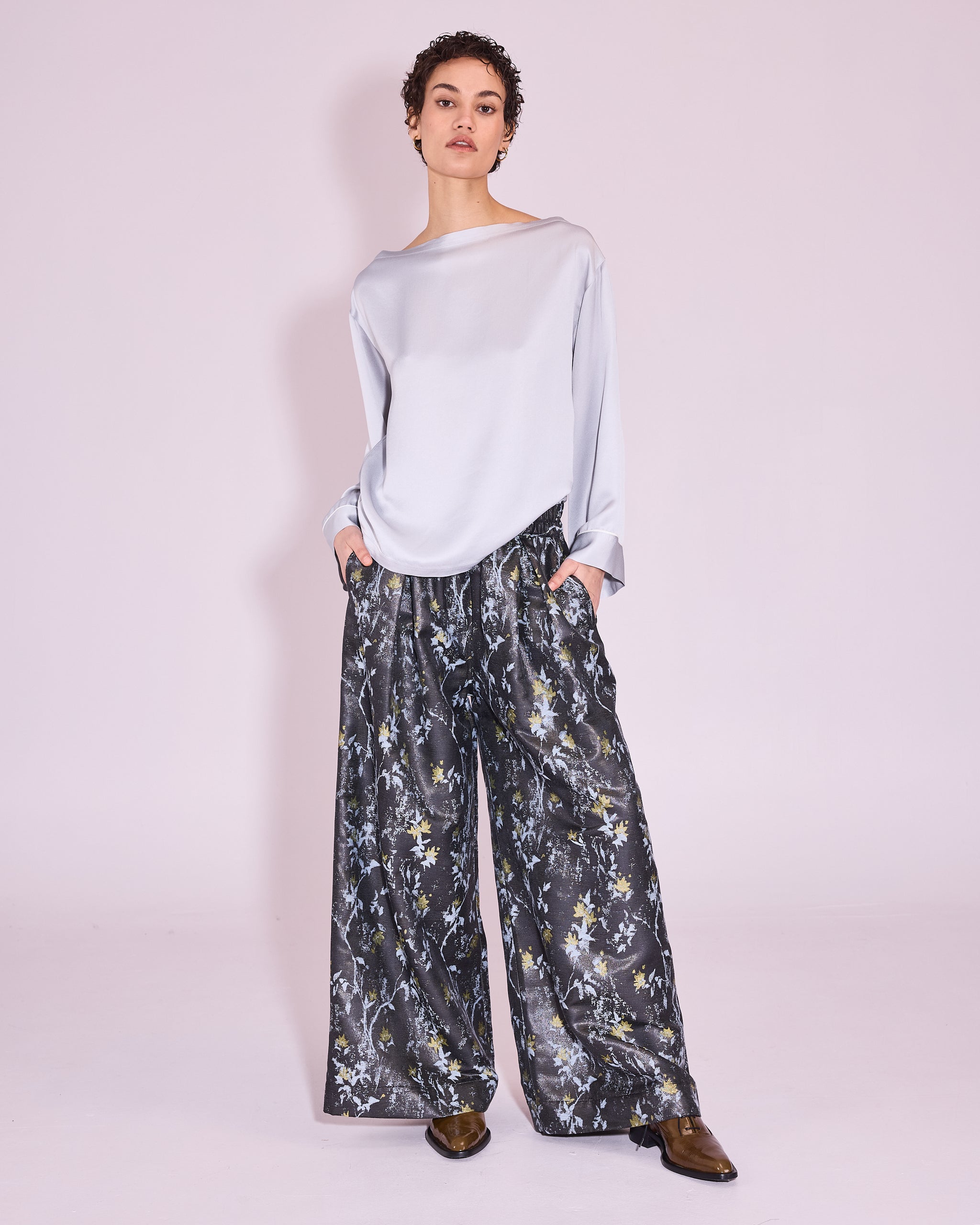 Jane blouse in silver