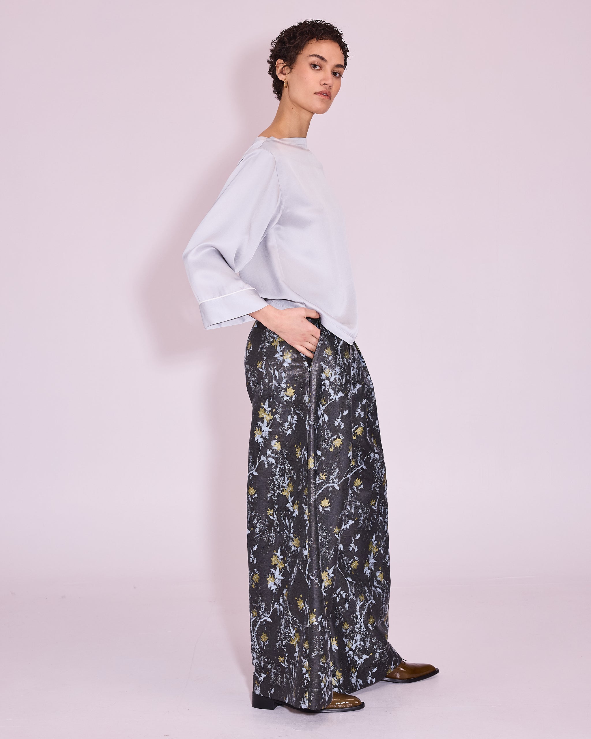 Jane blouse in silver