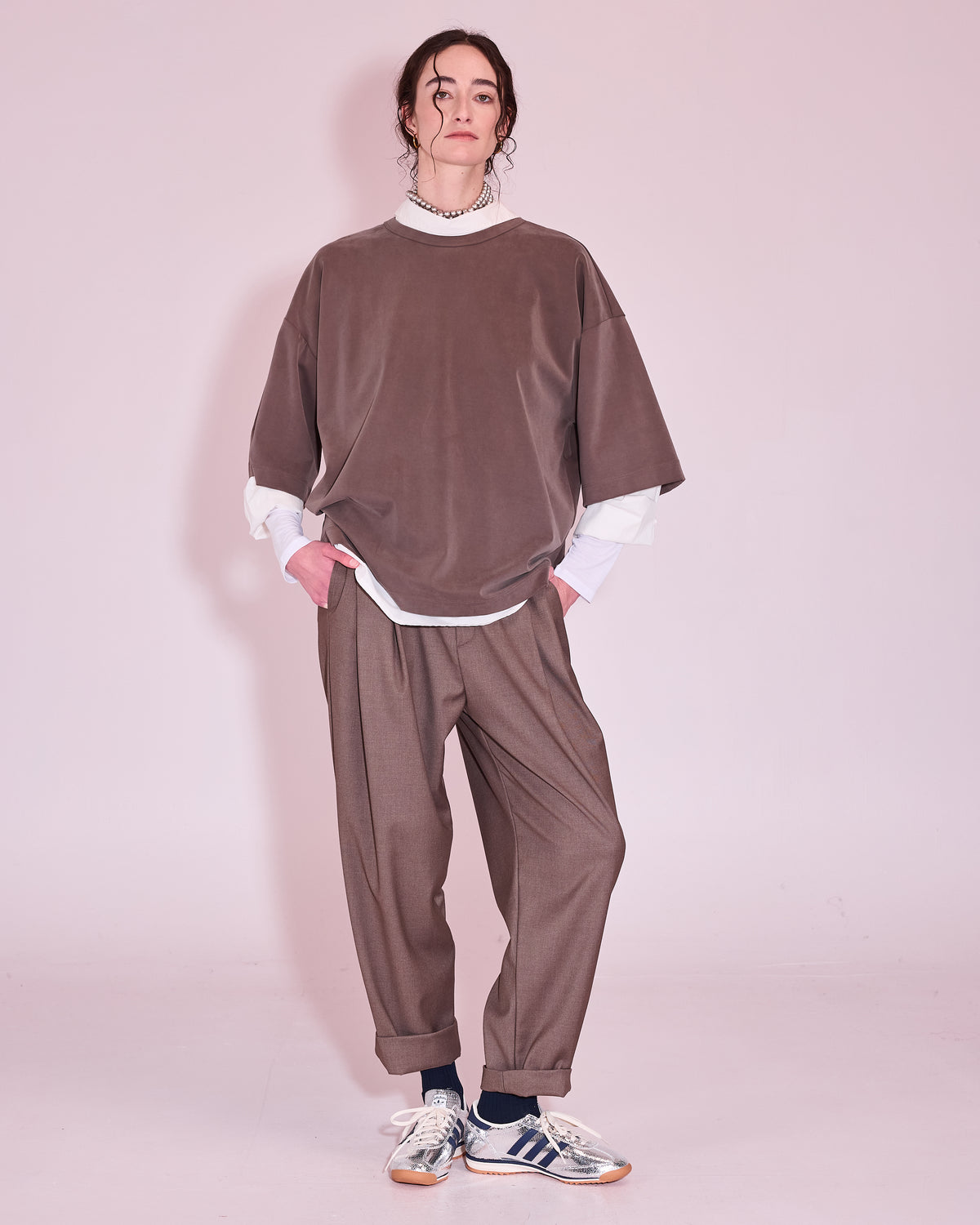 Harris T-shirt in taupe