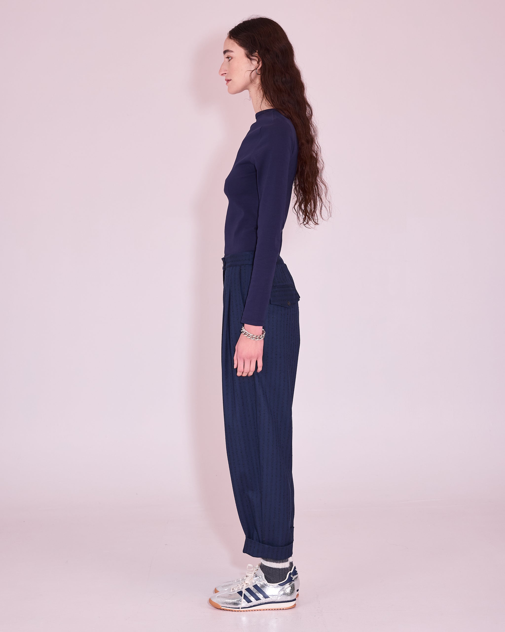 Josette T-shirt in midnight blue