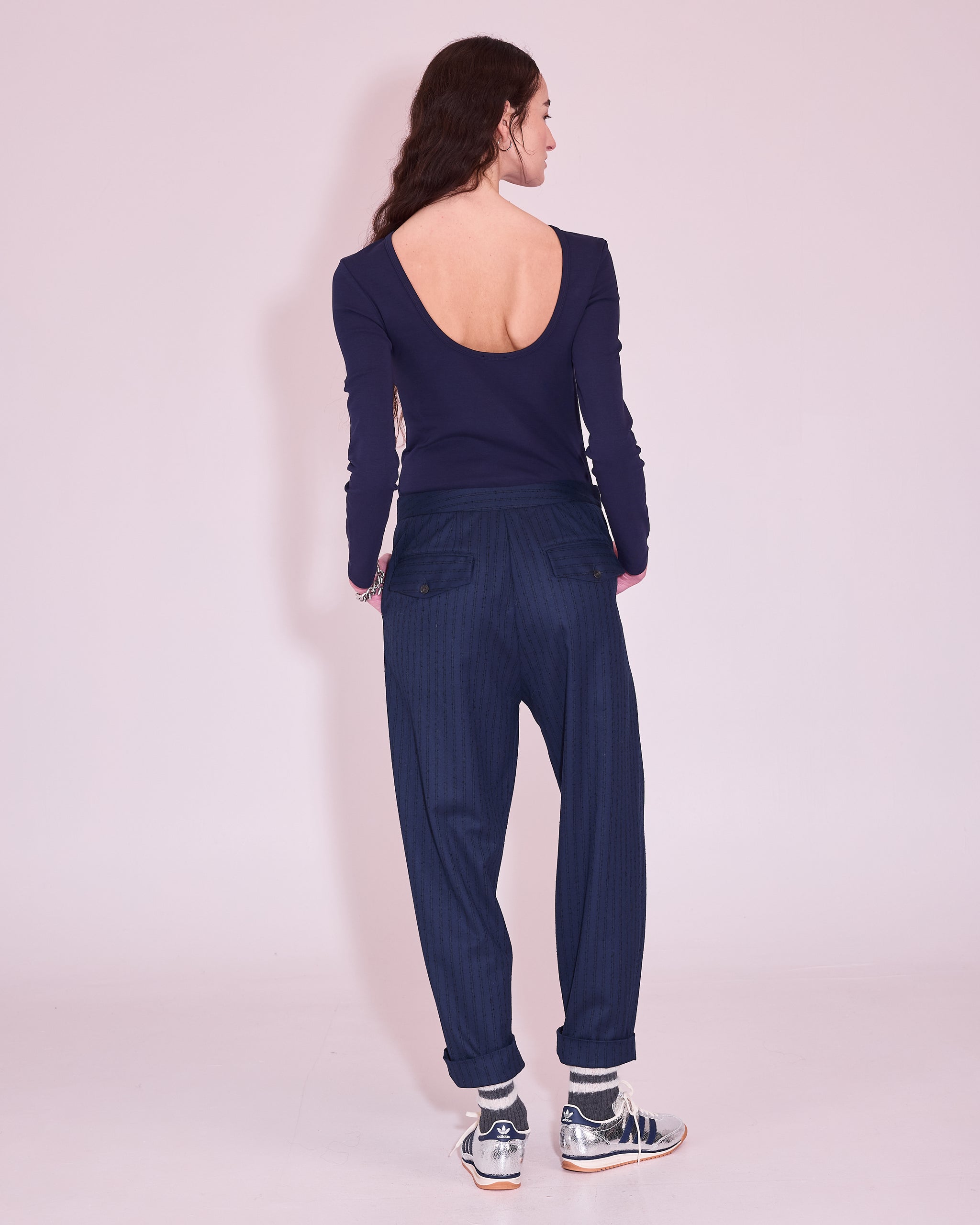 Josette T-shirt in midnight blue