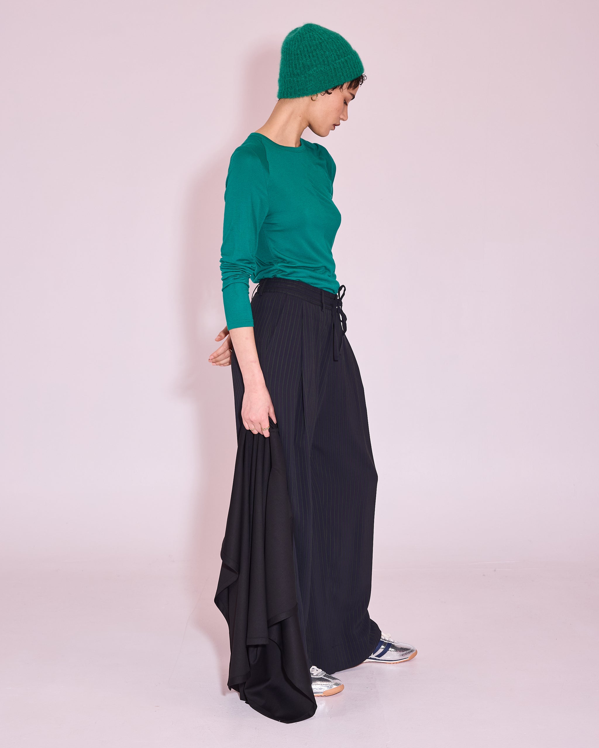 Jenniz T-shirt in evergreen