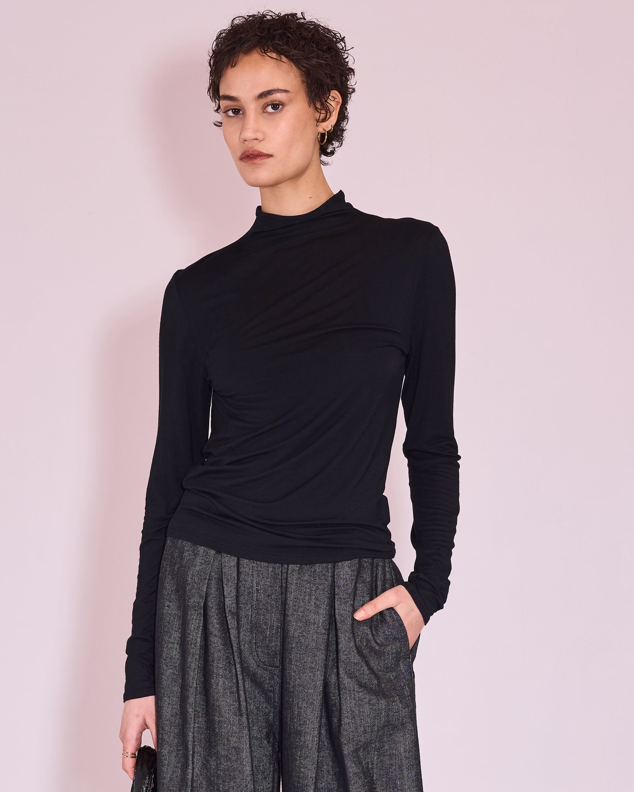 Justa zwart T-shirt