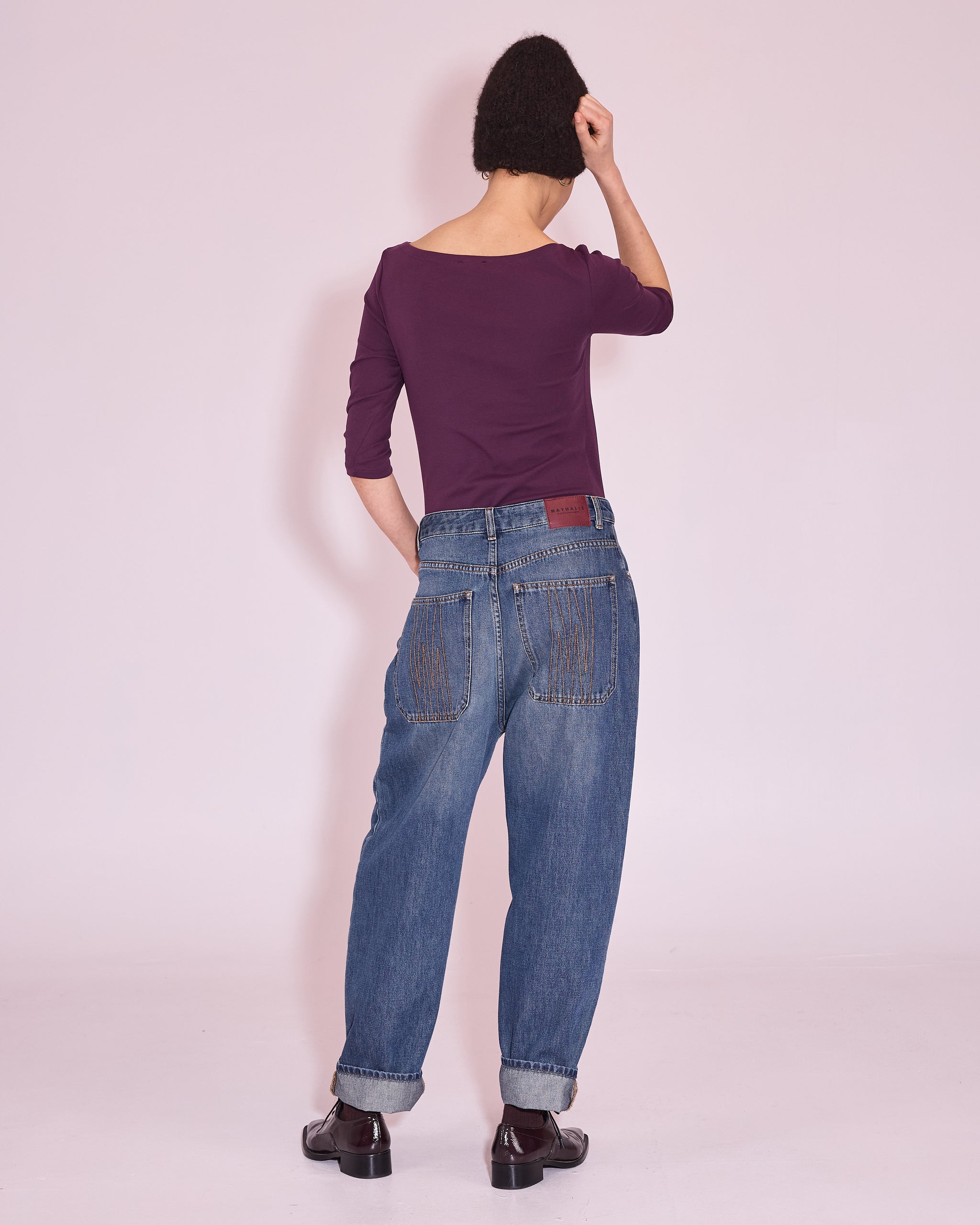 Jools T-shirt in plum