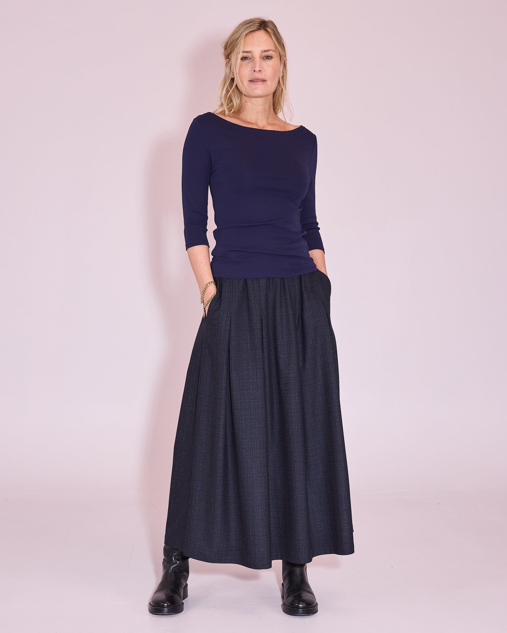 Jools T-shirt in midnight blue