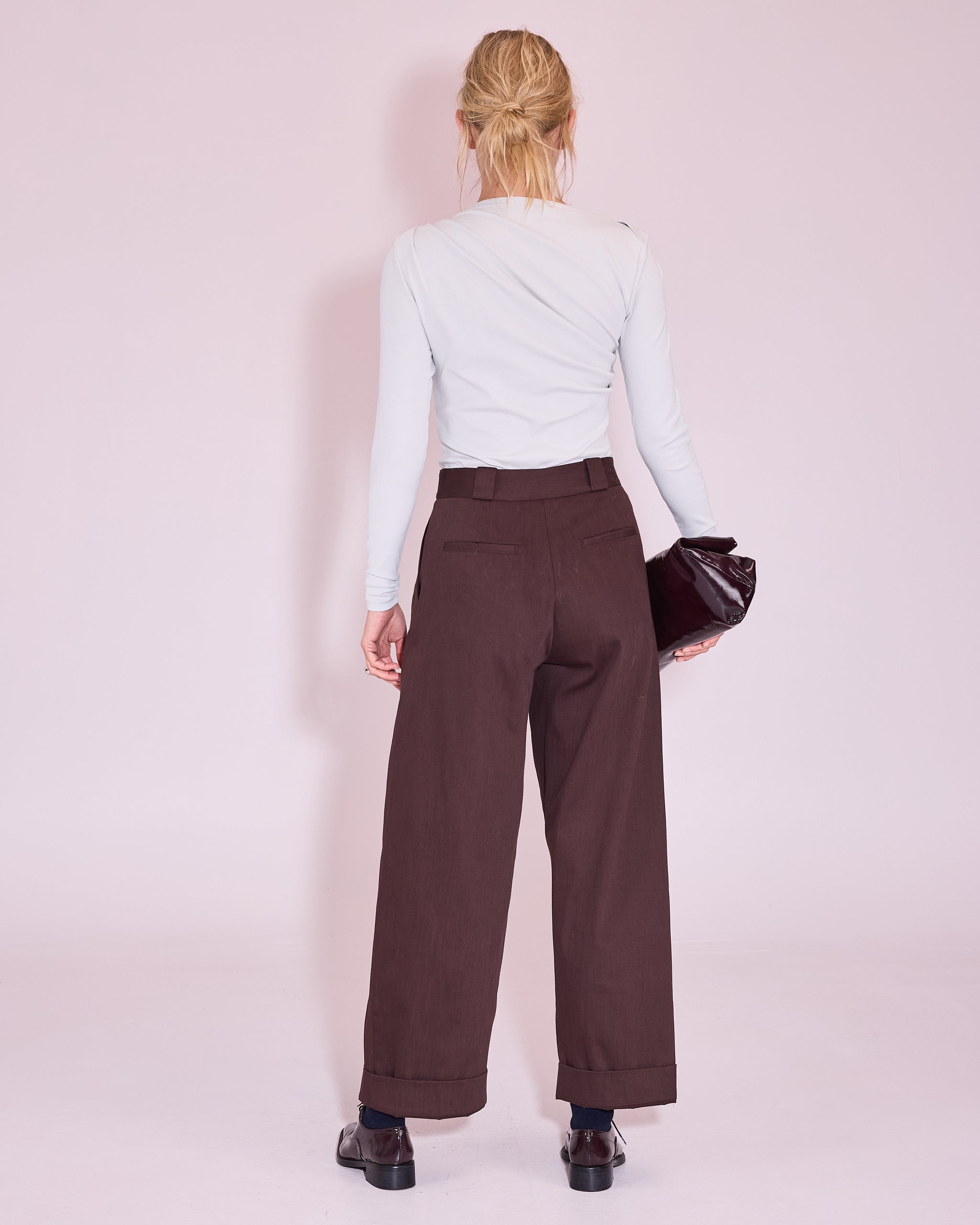 Elaine T-shirt in ice grey