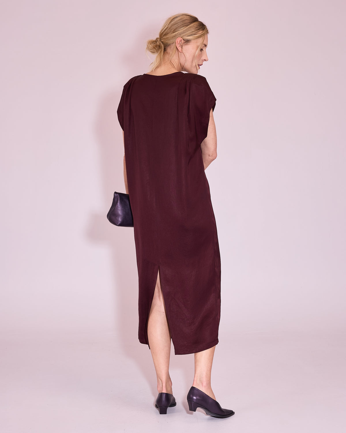 Juliane dress in burgundy
