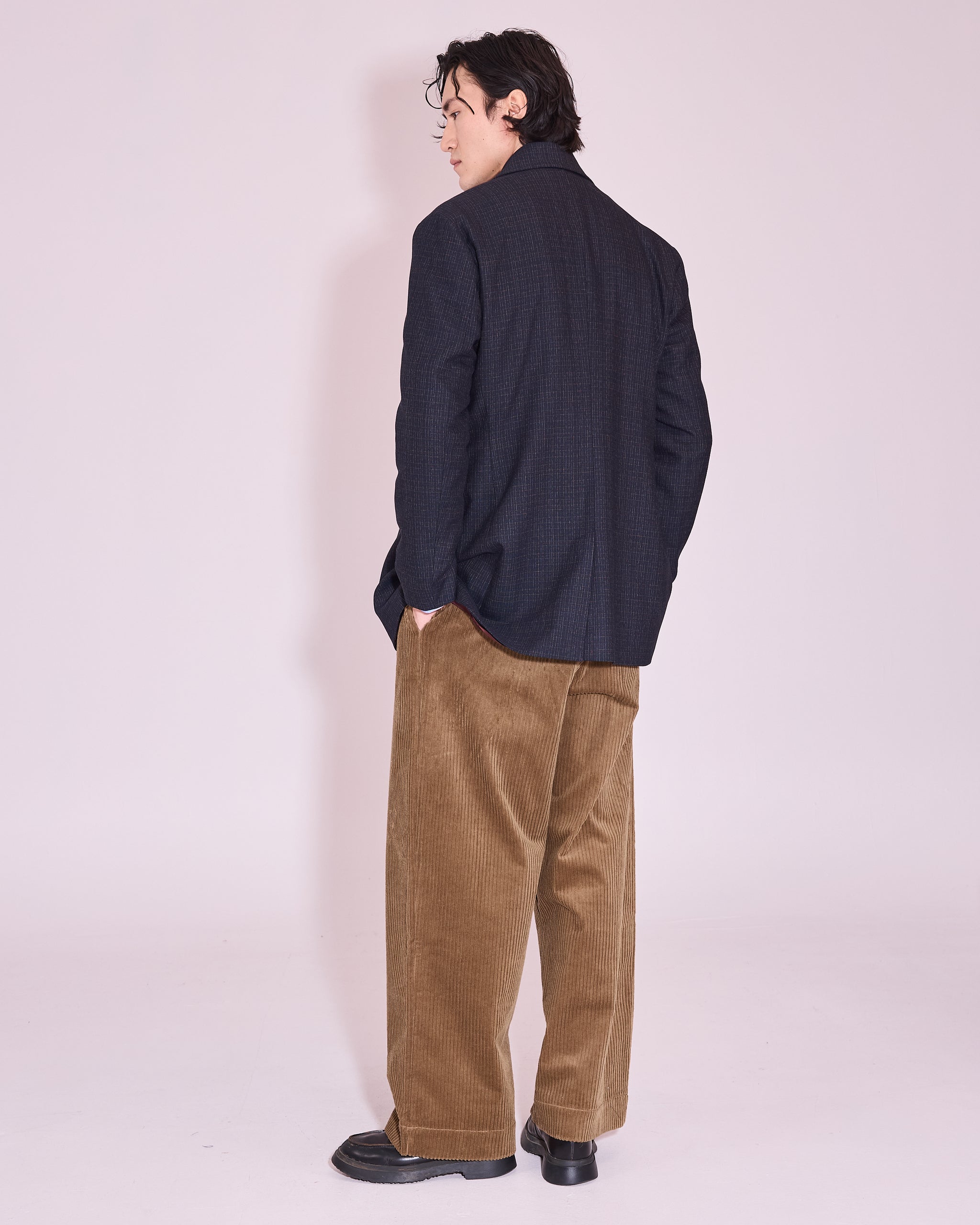 Jean-Paul blazer in navy / multi checks