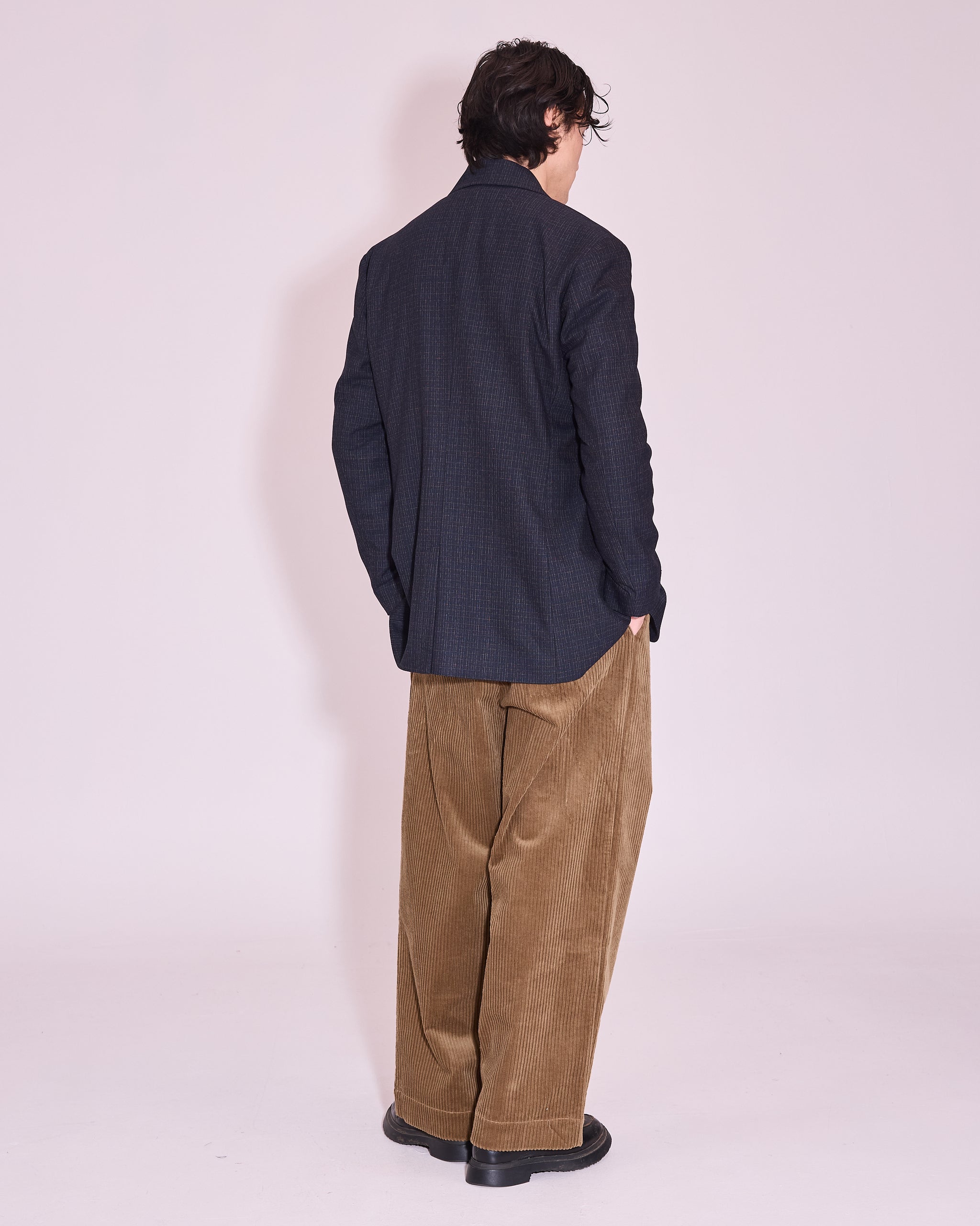 Jean-Paul blazer in navy / multi checks