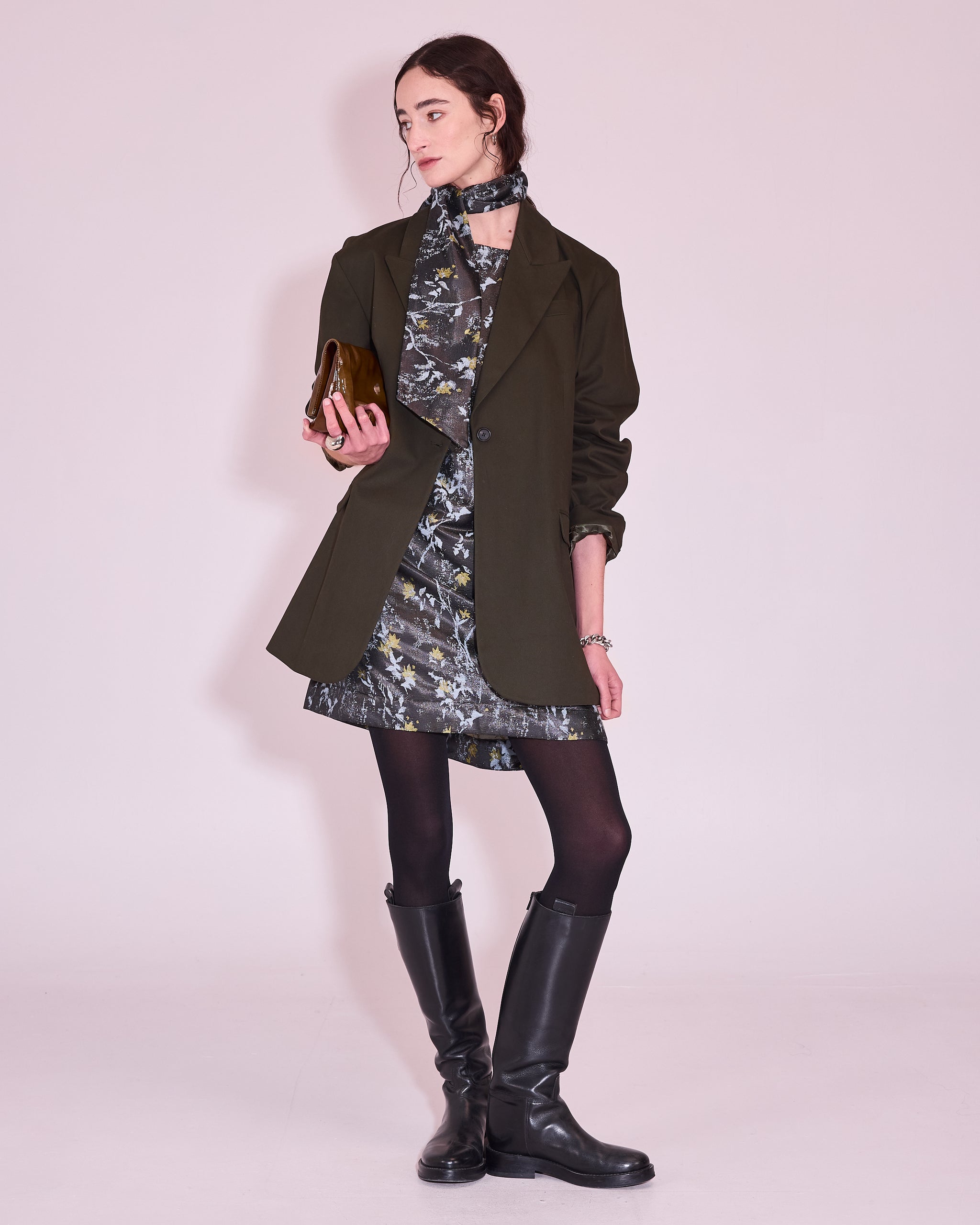 Jean-Paul blazer in winter moss