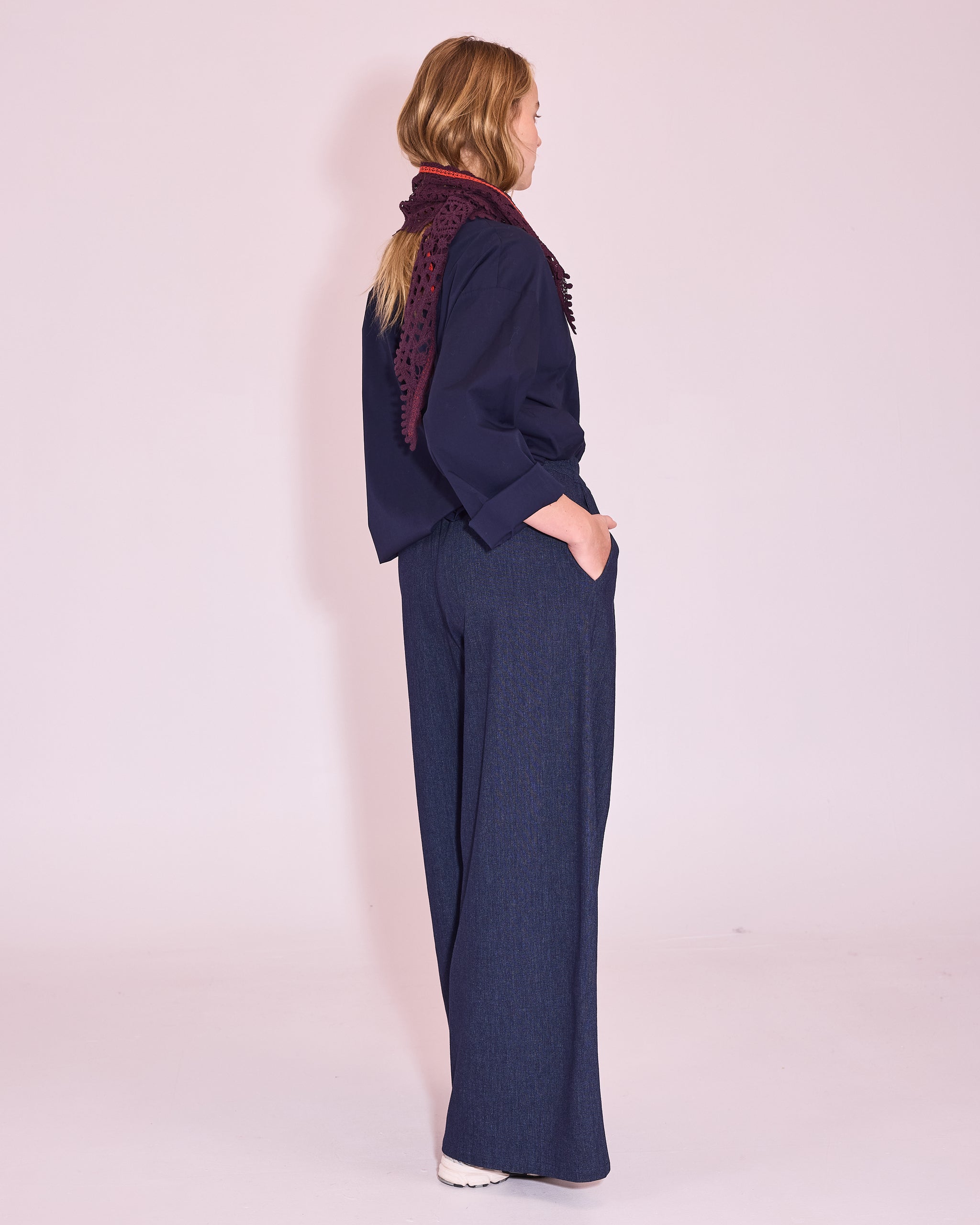 Jamalie sjaal in plum