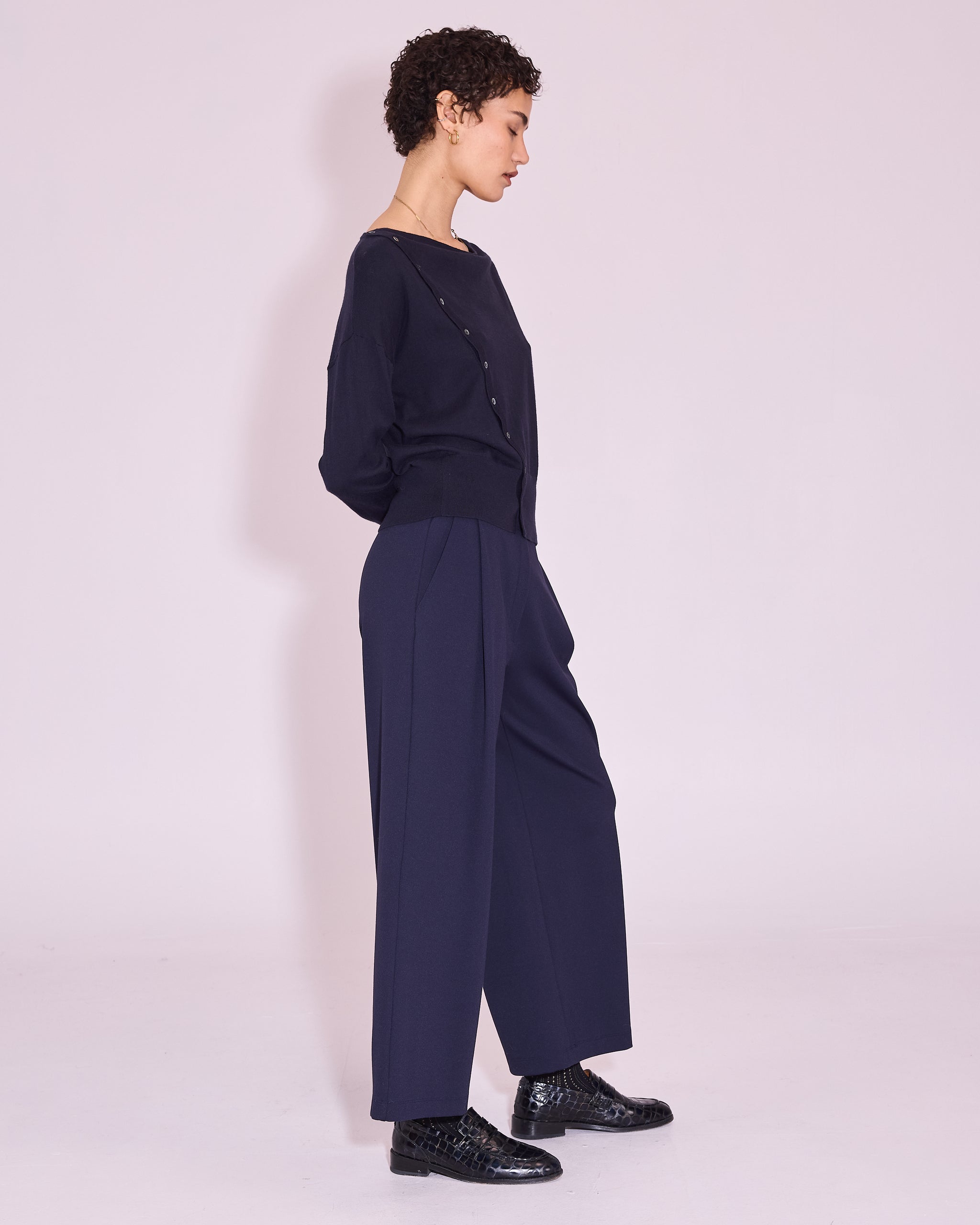 Jinzhou trui in midnight blue
