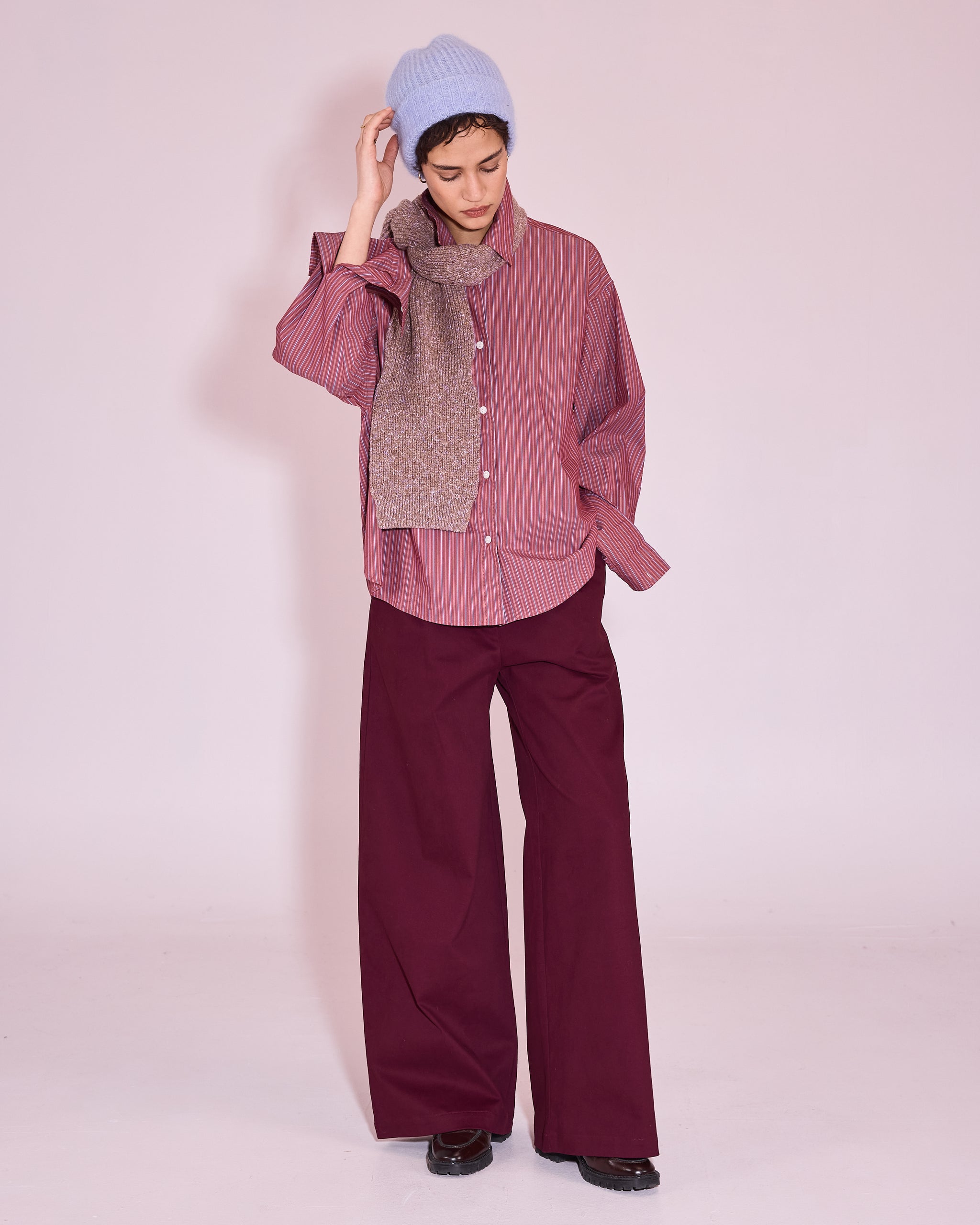 Jelgava sjaal in nomad / pink lavender