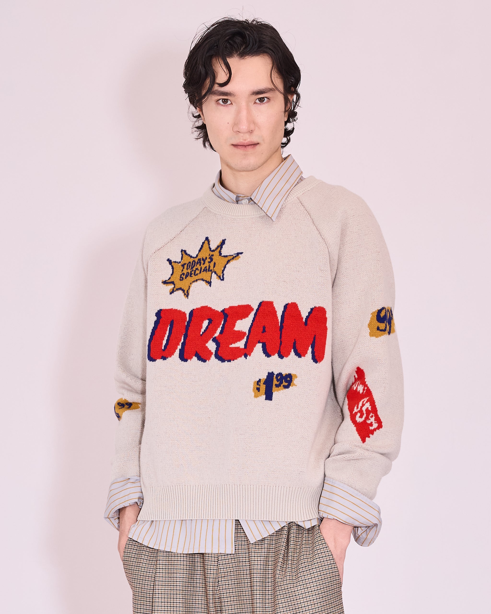 Jasper DREAM jumper in chalk white