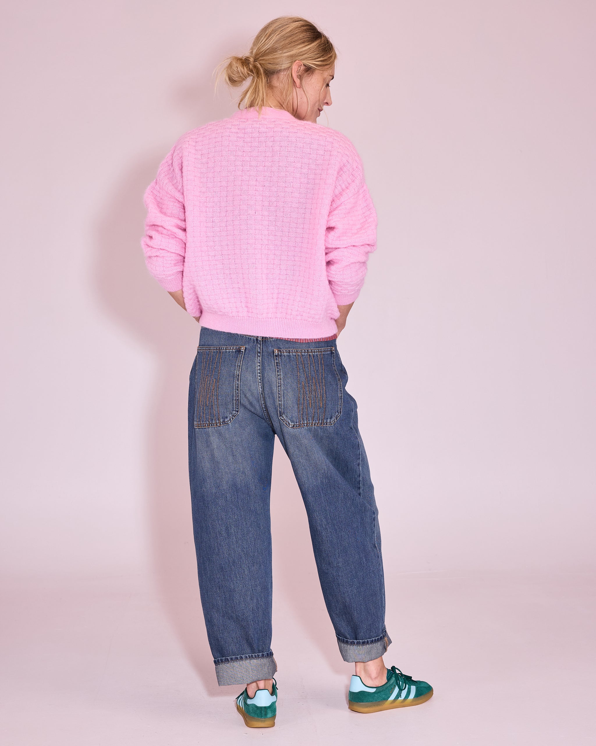 Jilin cardigan in soft pink