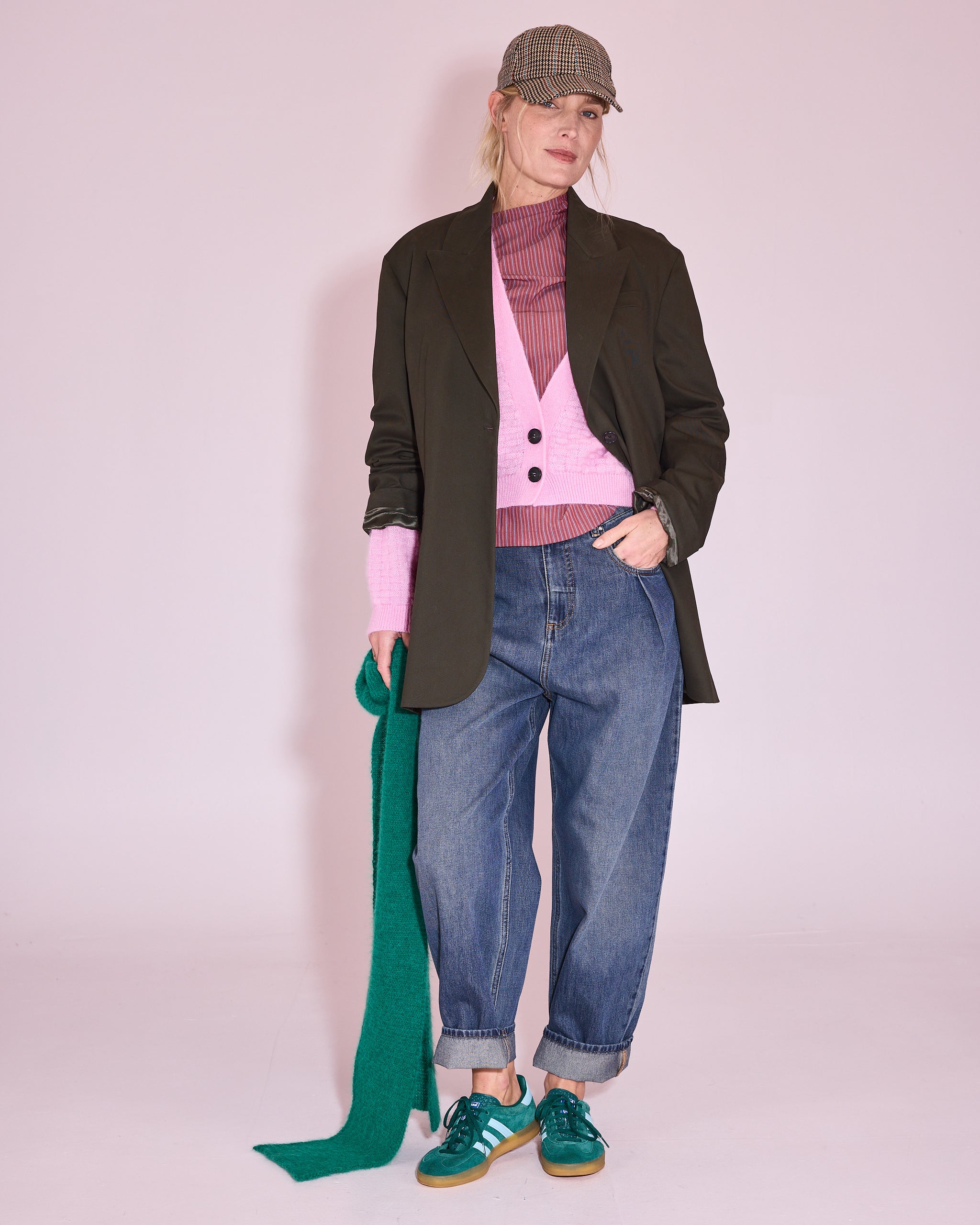 Jilin cardigan in soft pink